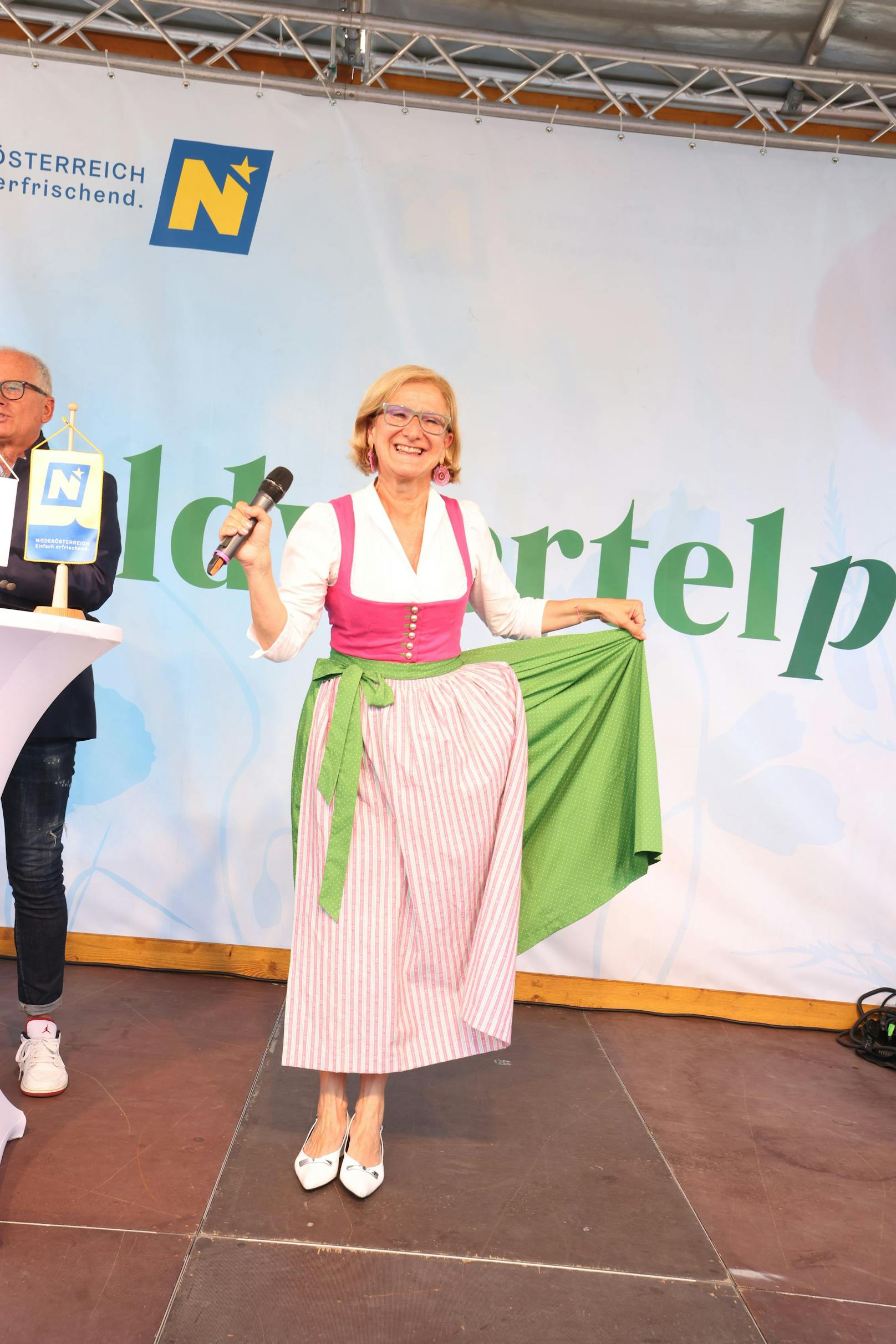 Landeshauptfrau Johanna Mikl-Leitner bei der Eröffnung.