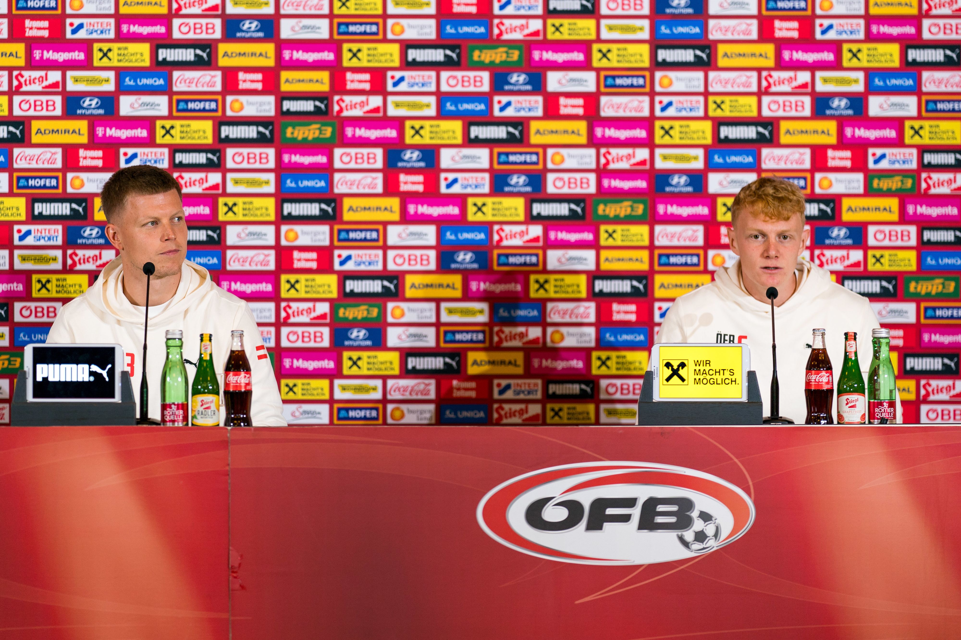 Patrick Pentz und Nicolas Seiwald blicken selbstbewusst dem Duell mit Polen entgegen.