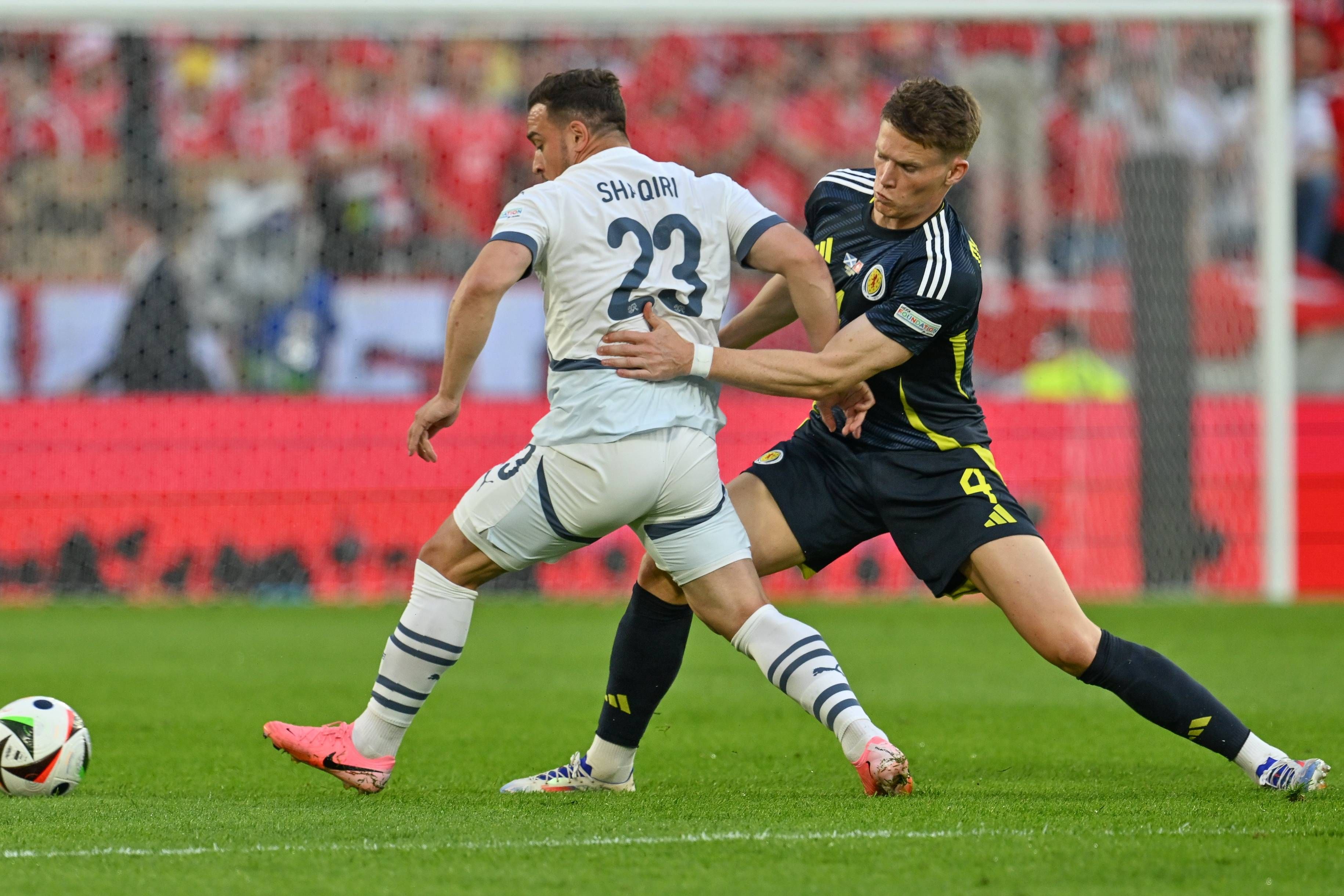 Schottland gegen die Schweiz