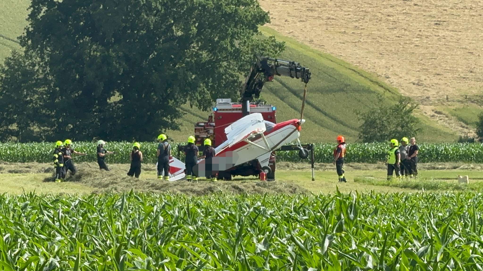 Flugunfall in Seitenstetten
