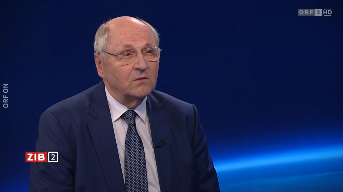 Christoph Badelt, Präsident des Fiskalrats, zu Gast in der ZiB2. (Archivbild)