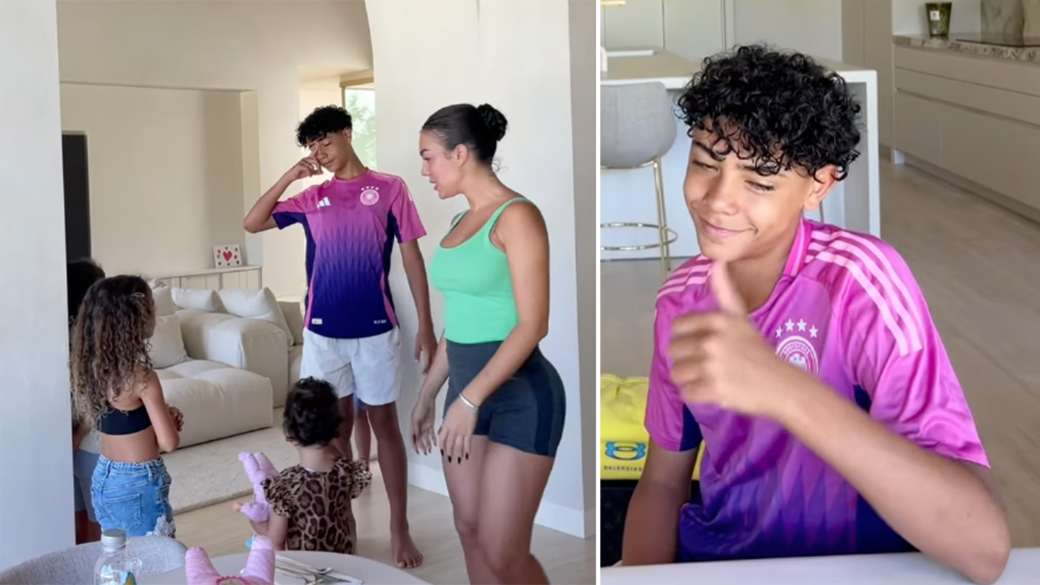 Cristiano Junior feierte seinen 14. Geburtstag.