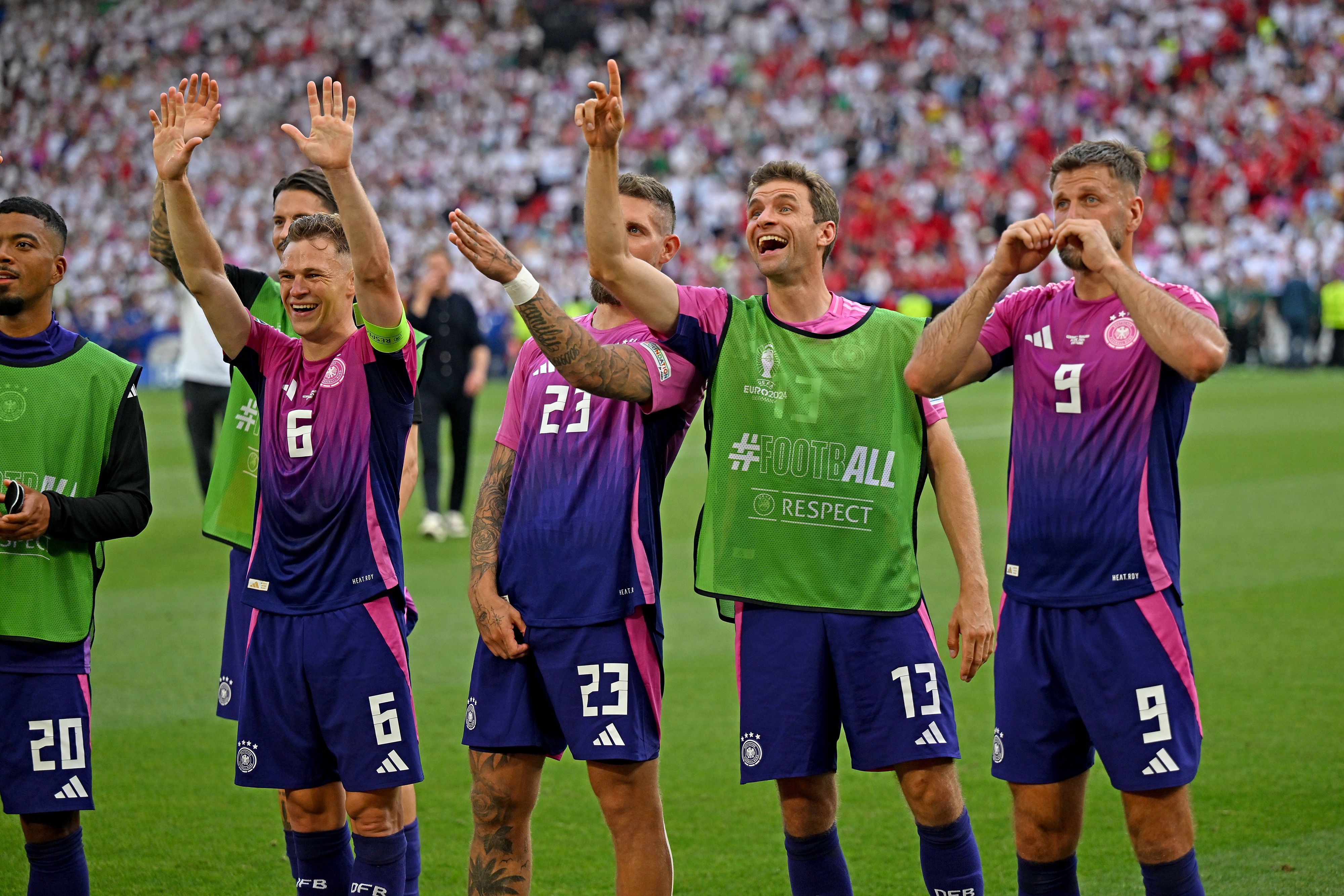 Die EM-Party bei den Deutschen geht weiter