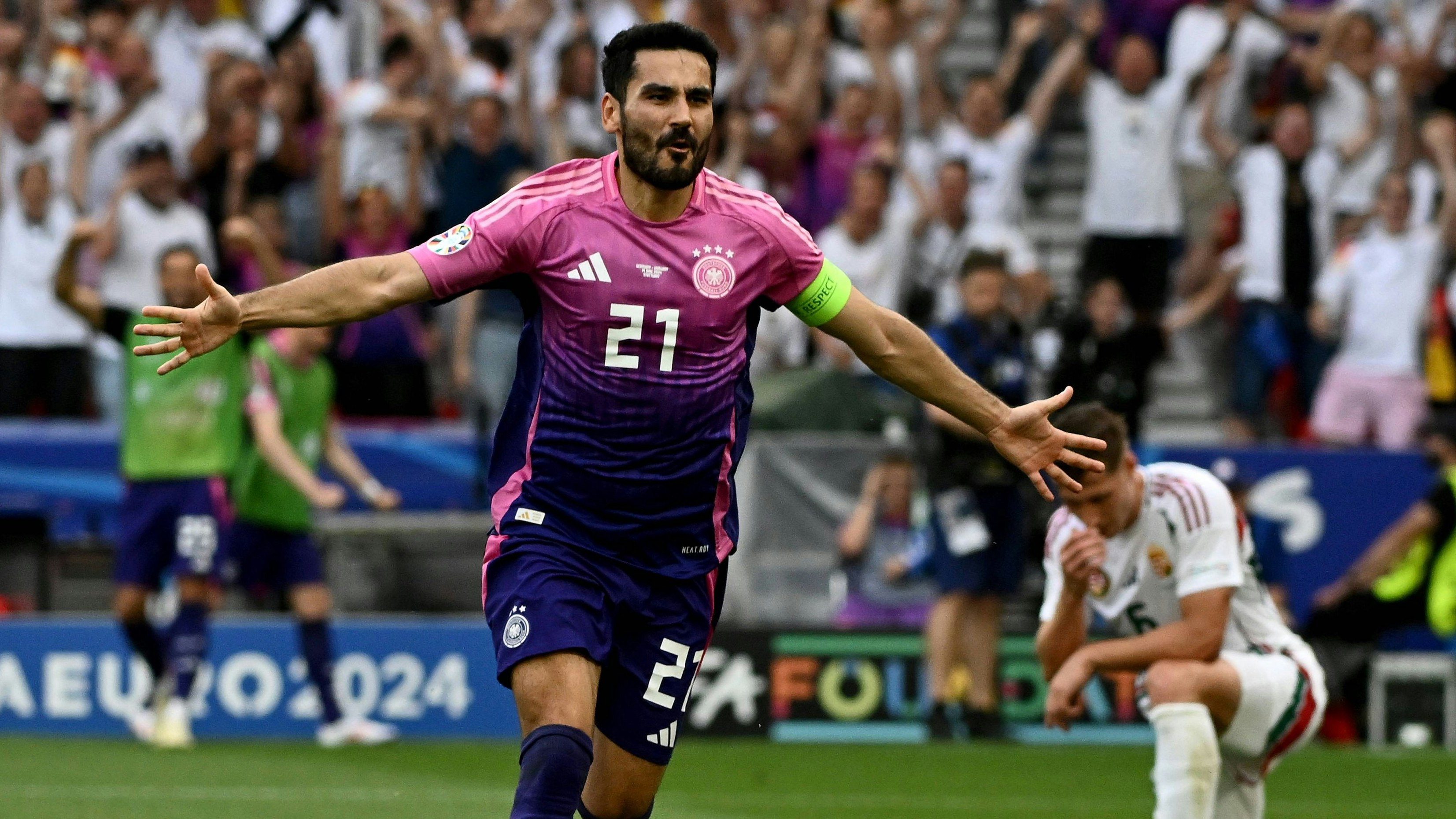 Jubel bei Deutschland: 2:0 gegen Ungarn!