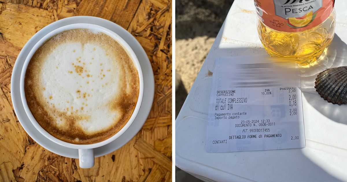 Es gibt noch Urlaubsorte, wo der Cappuccino nur zwei Euro kostet.