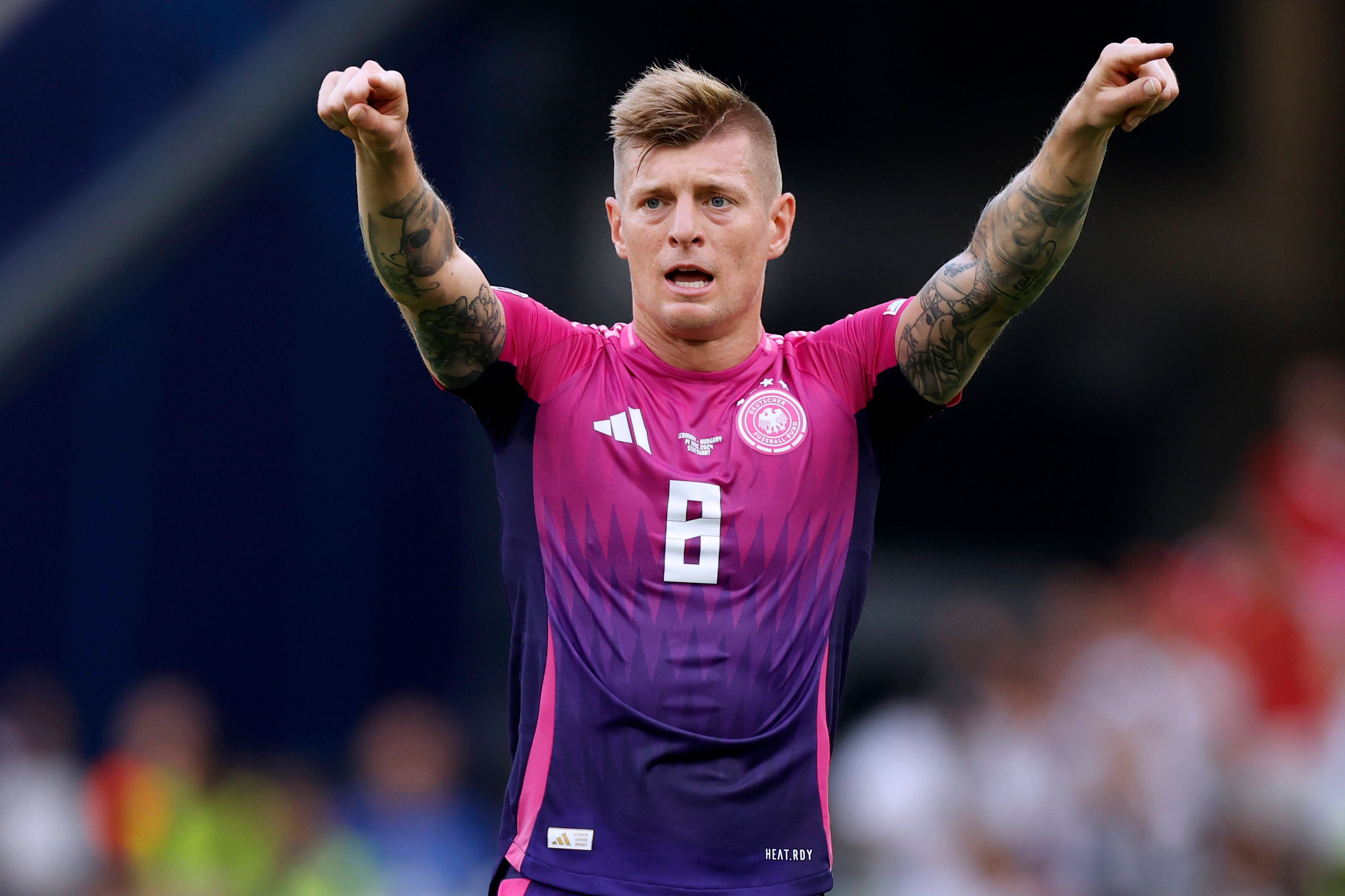 Toni Kroos will mit der deutschen Mannschaft nicht nachlassen.