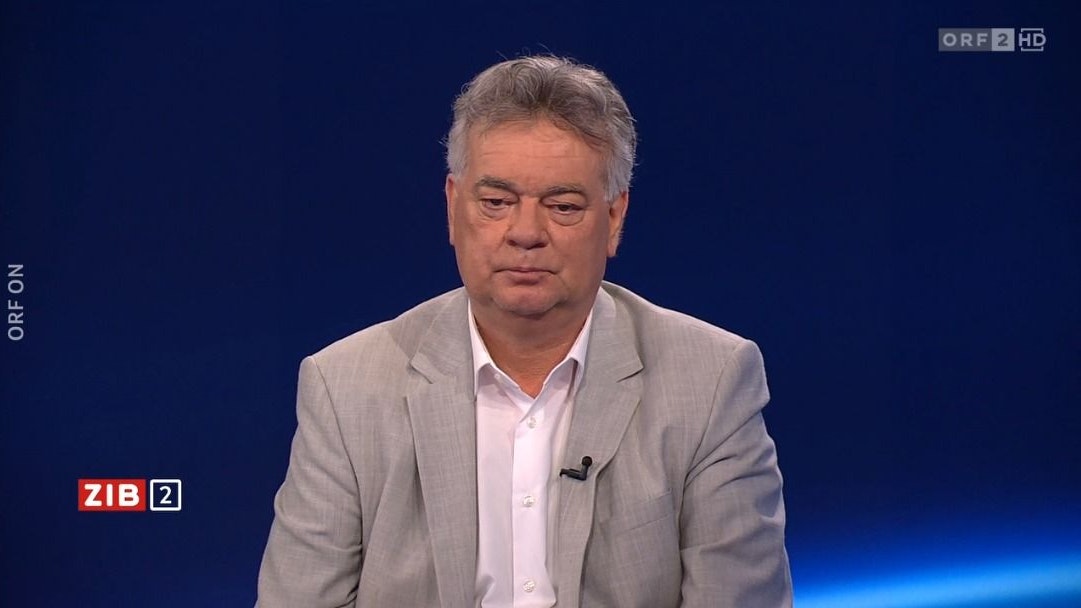 Grünen-Vizekanzler Werner Kogler am Donnerstagabend in der ORF-"ZIB2".