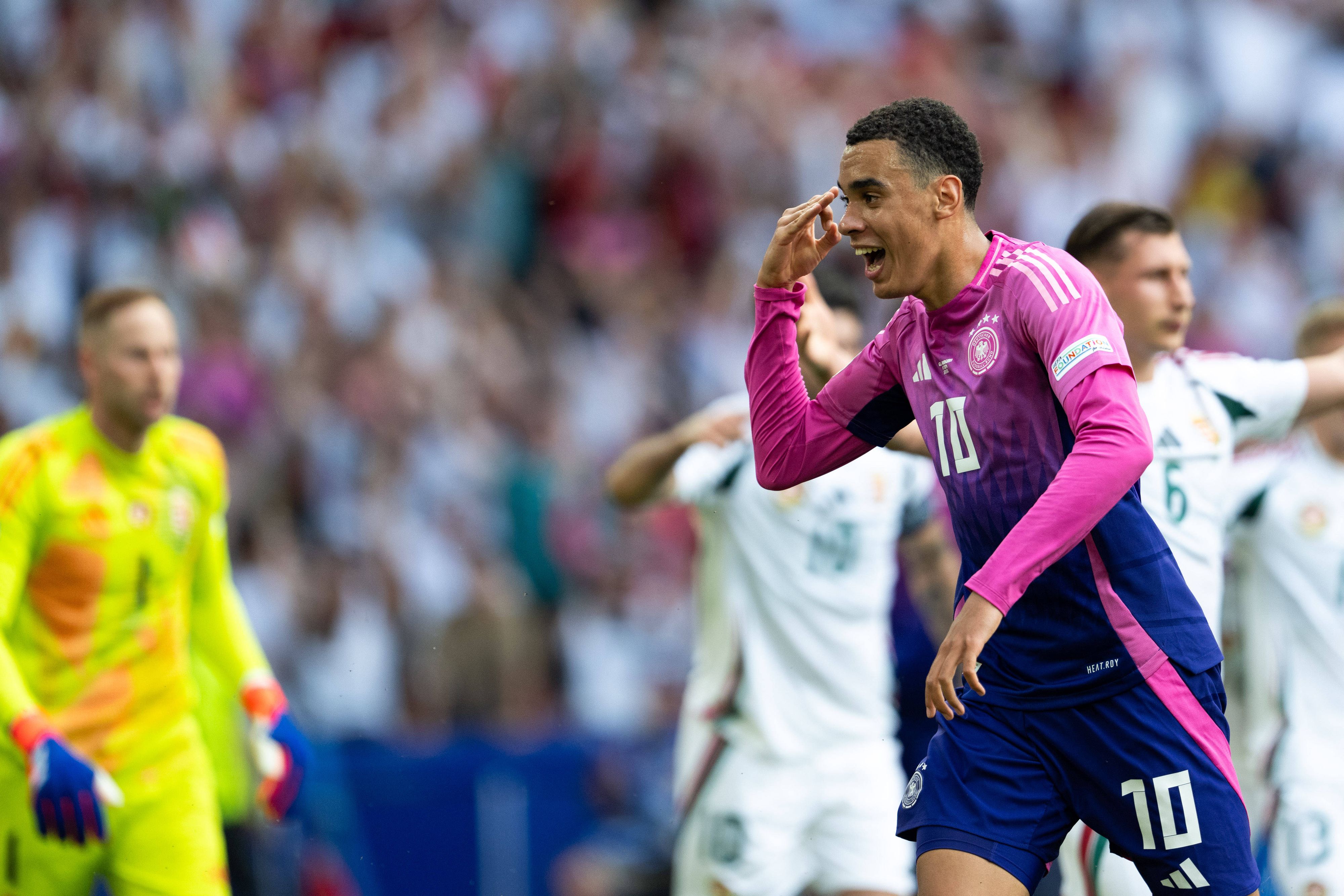 Jamal Musiala dreht bei der EURO für Deutschland auf.