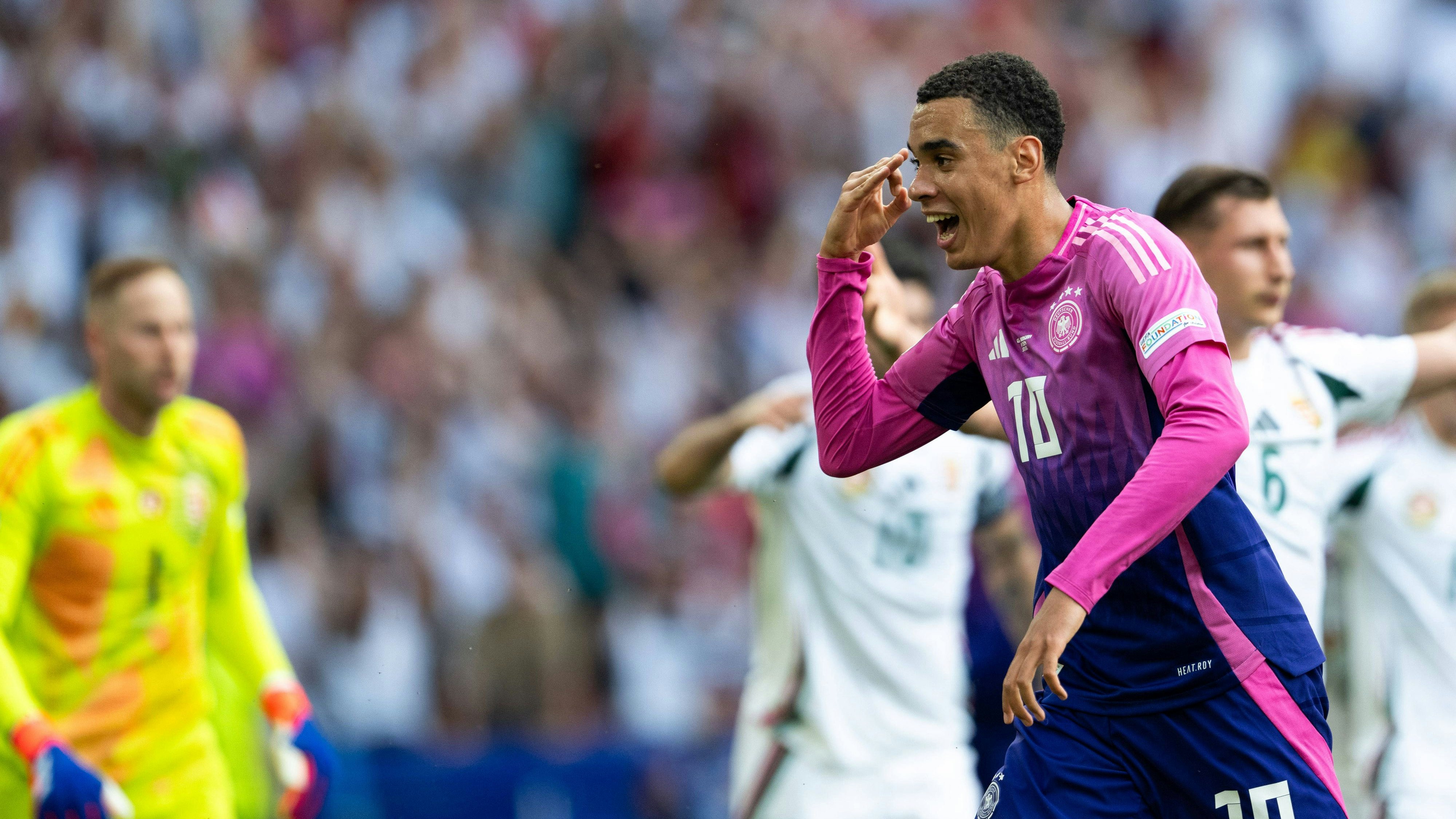 Jamal Musiala dreht bei der EURO für Deutschland auf.