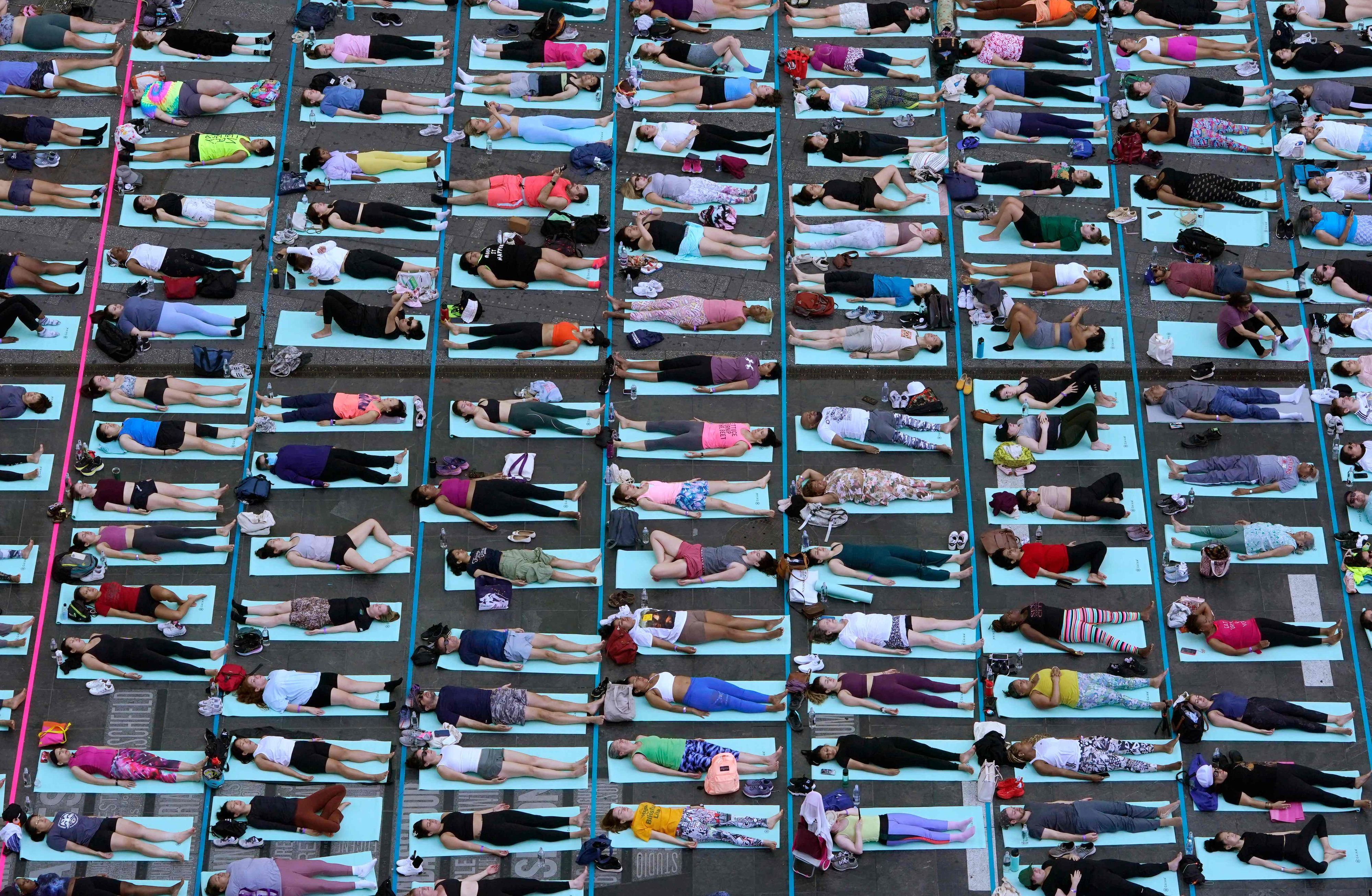 Yoga and the City: In New York ist das eine Matte Sache