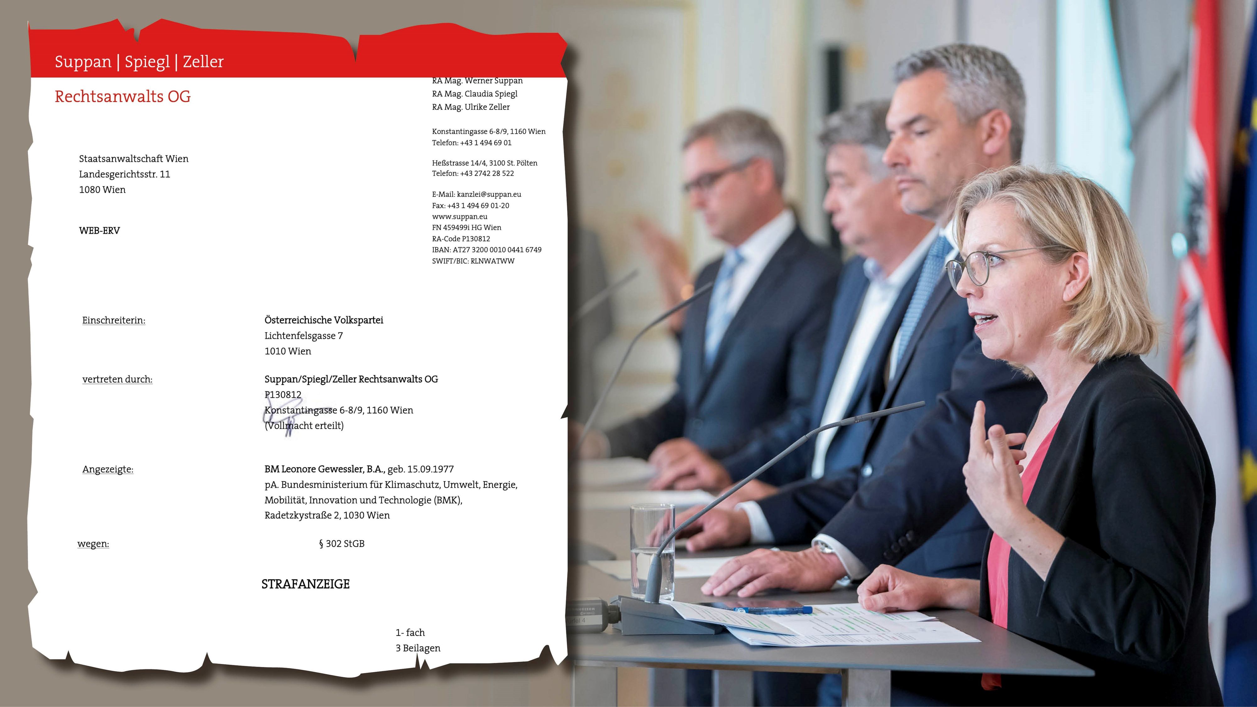 Die ÖVP klagt Ministerin Gewessler – wegen ihres Alleinganges beim EU-Renaturierungsgesetz.