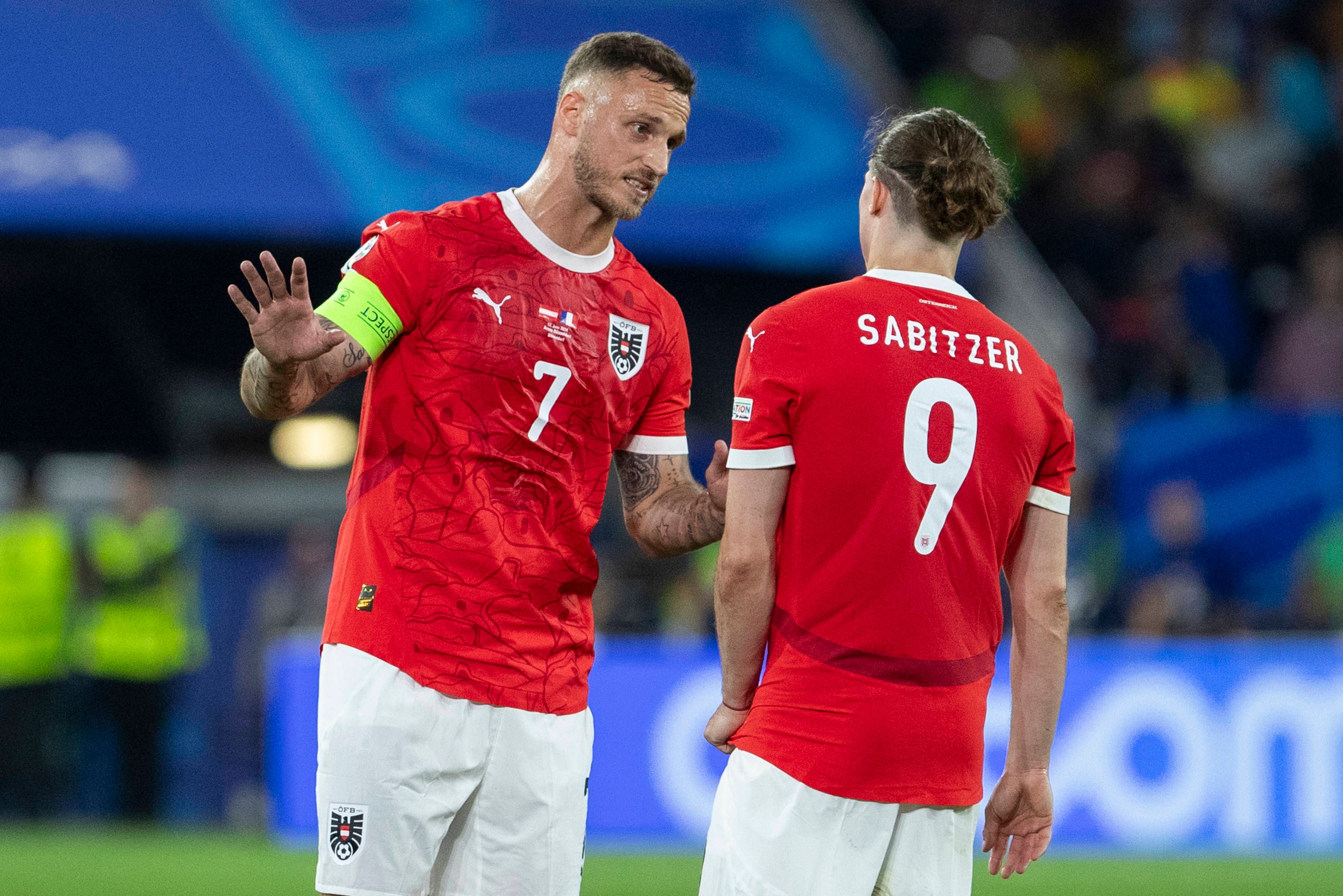 Marko Arnautovic und Marcel Sabitzer 