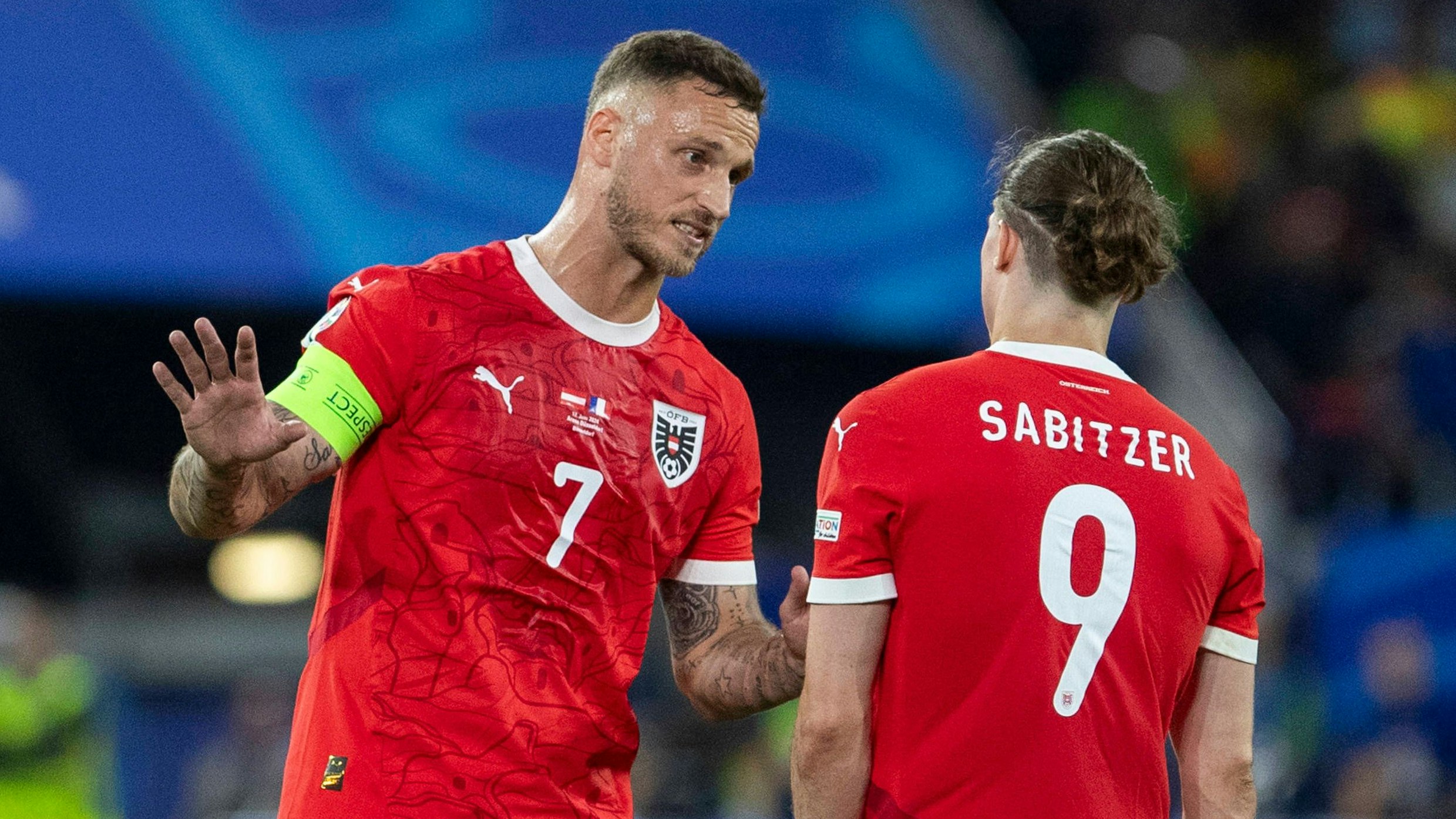 Marko Arnautovic und Marcel Sabitzer 