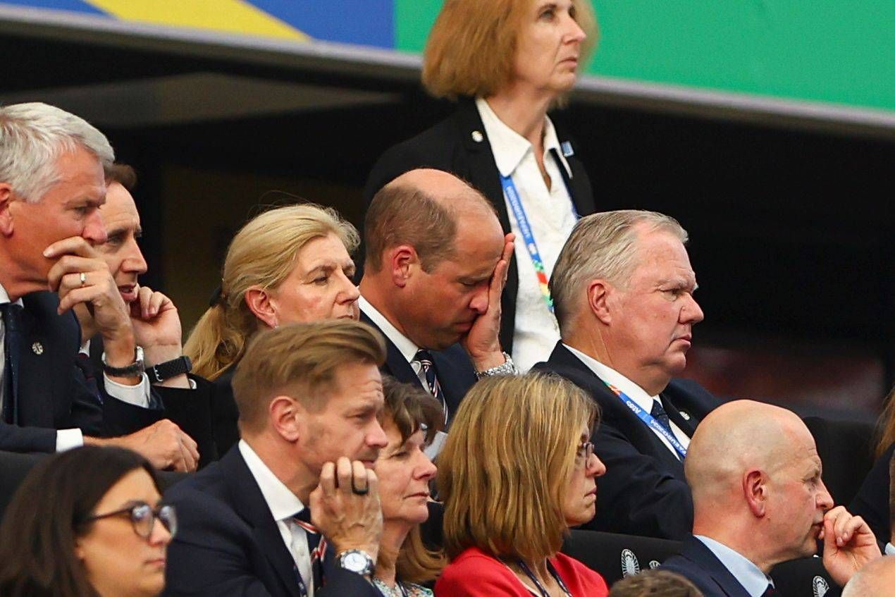 Prinz William hatte keine Freude mit dem englischen Fußball.