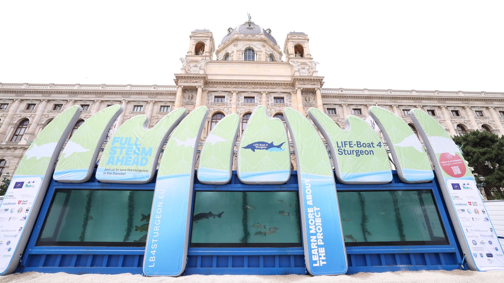 Mitten in Wien: Größtes mobiles Aquarium Europas