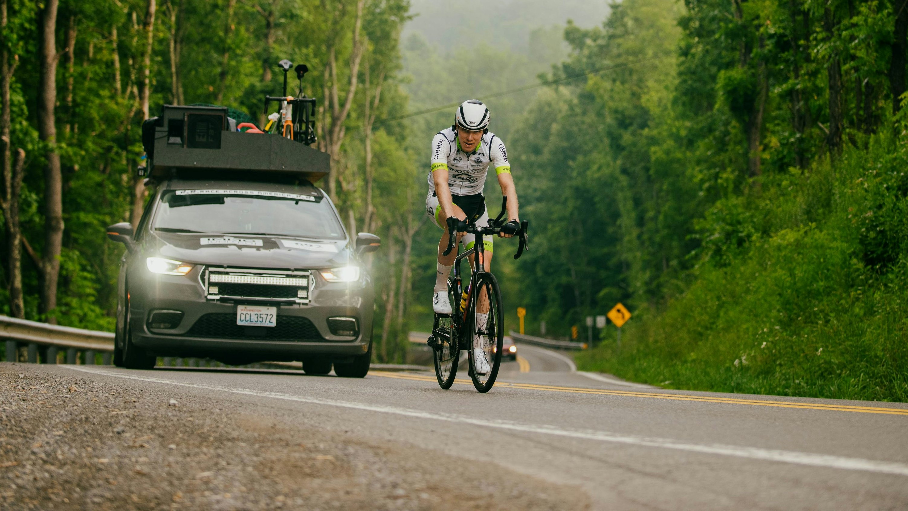 Lukas Kaufmann in den Appalachen