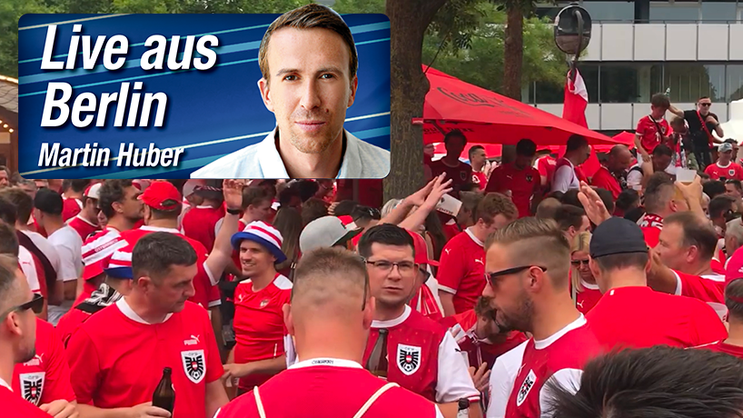 "Heute"-Reporter Martin Huber hat sich unter die rot-weiß-roten Fans gemischt