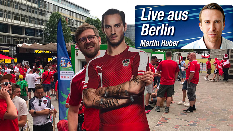 Heute.at - Superfan nimmt Arnautovic als Begleitung zu EM-Hit mit