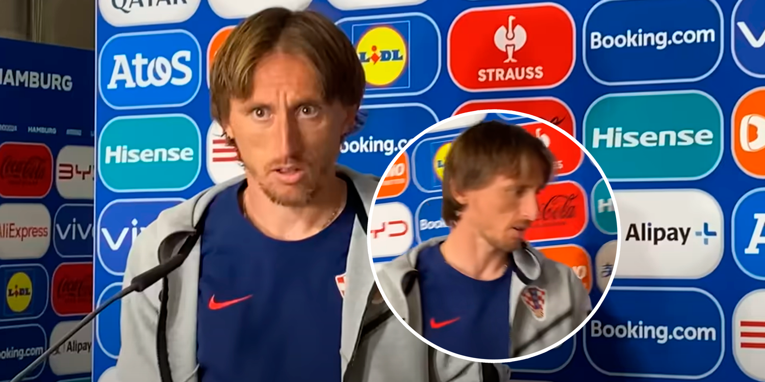 Modrić ist genervt.
