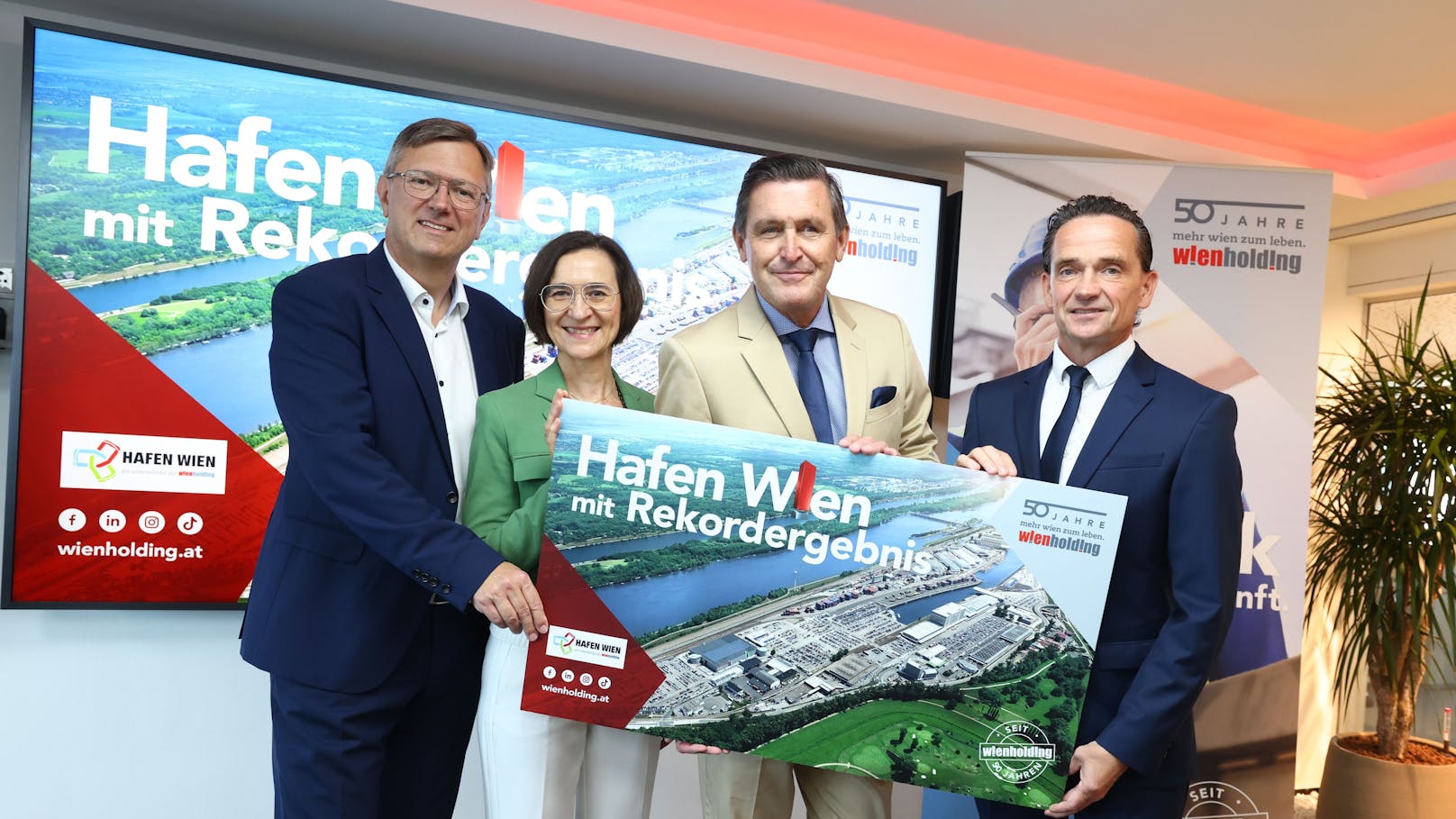 Erfolgsbringer: Hafen Wien feiert erneut Rekordumsatz