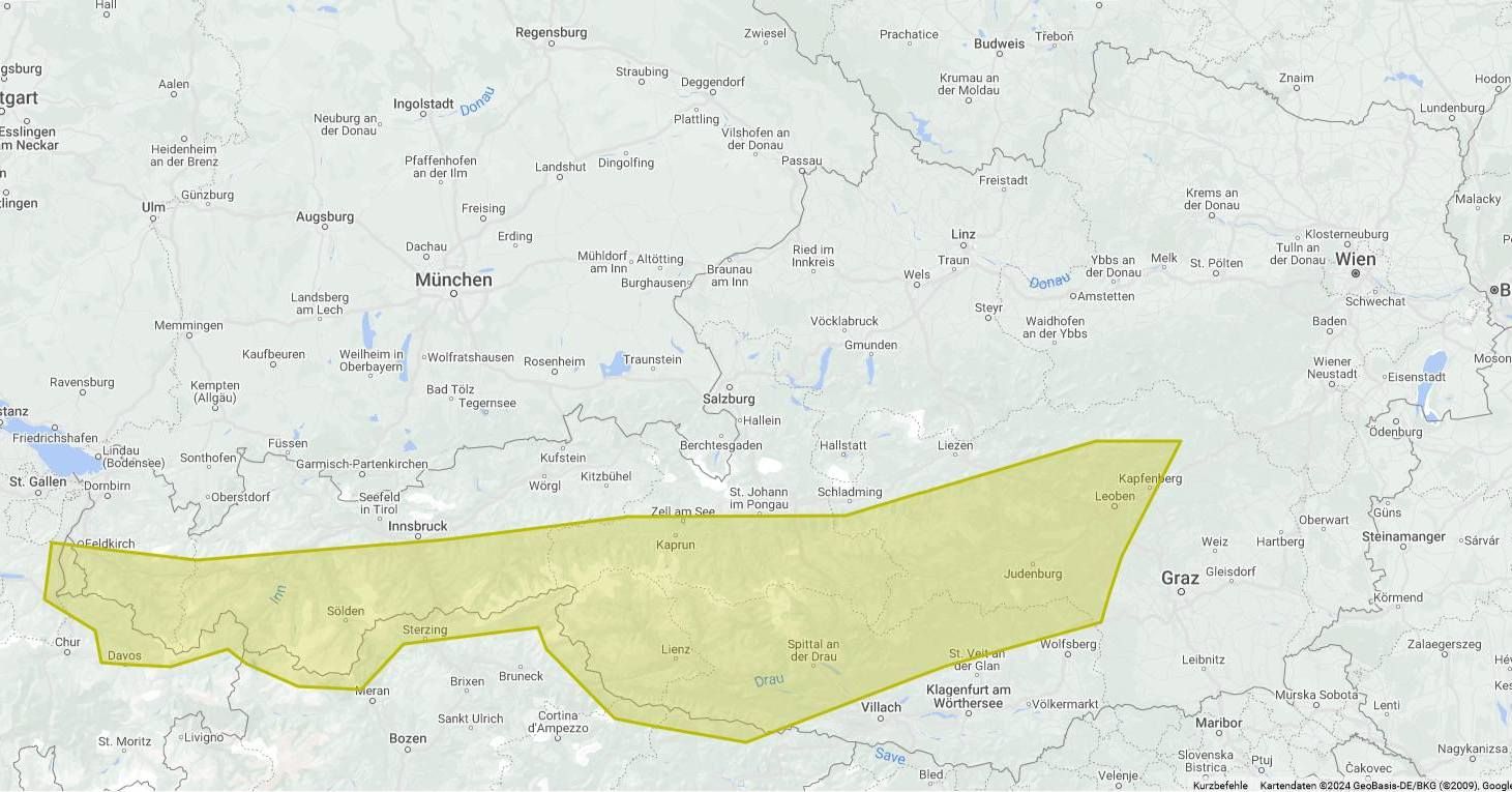 Vor allem im Westen und Süden Österreichs ist mit Gewittern zu rechnen.