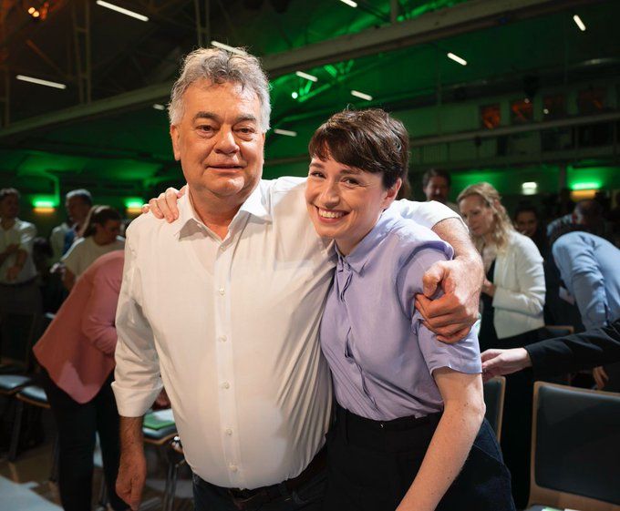 Grünen-Chef Werner Kogler und Klubchefin Sigrid Maurer.