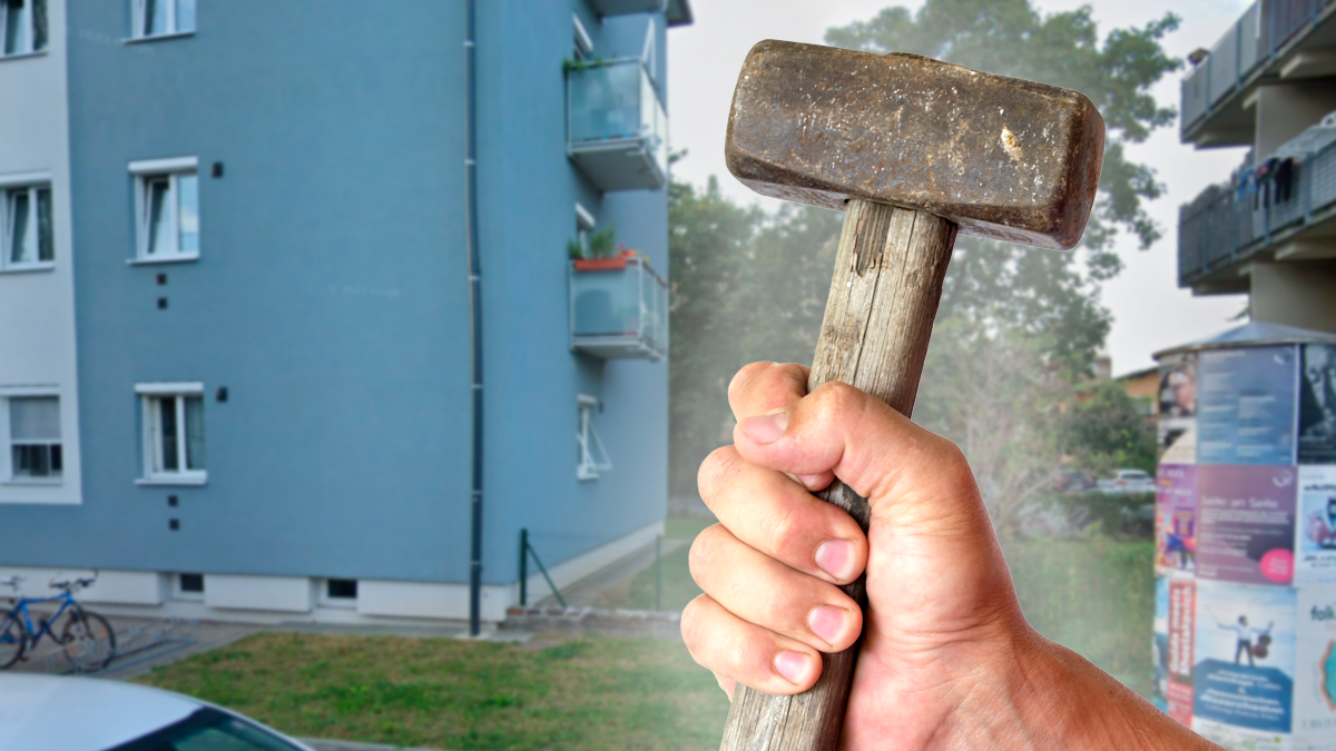 Der Rumäne ging mit einem Hammer auf die Frau los – angeblich habe er sie nur einschüchtern wollen.