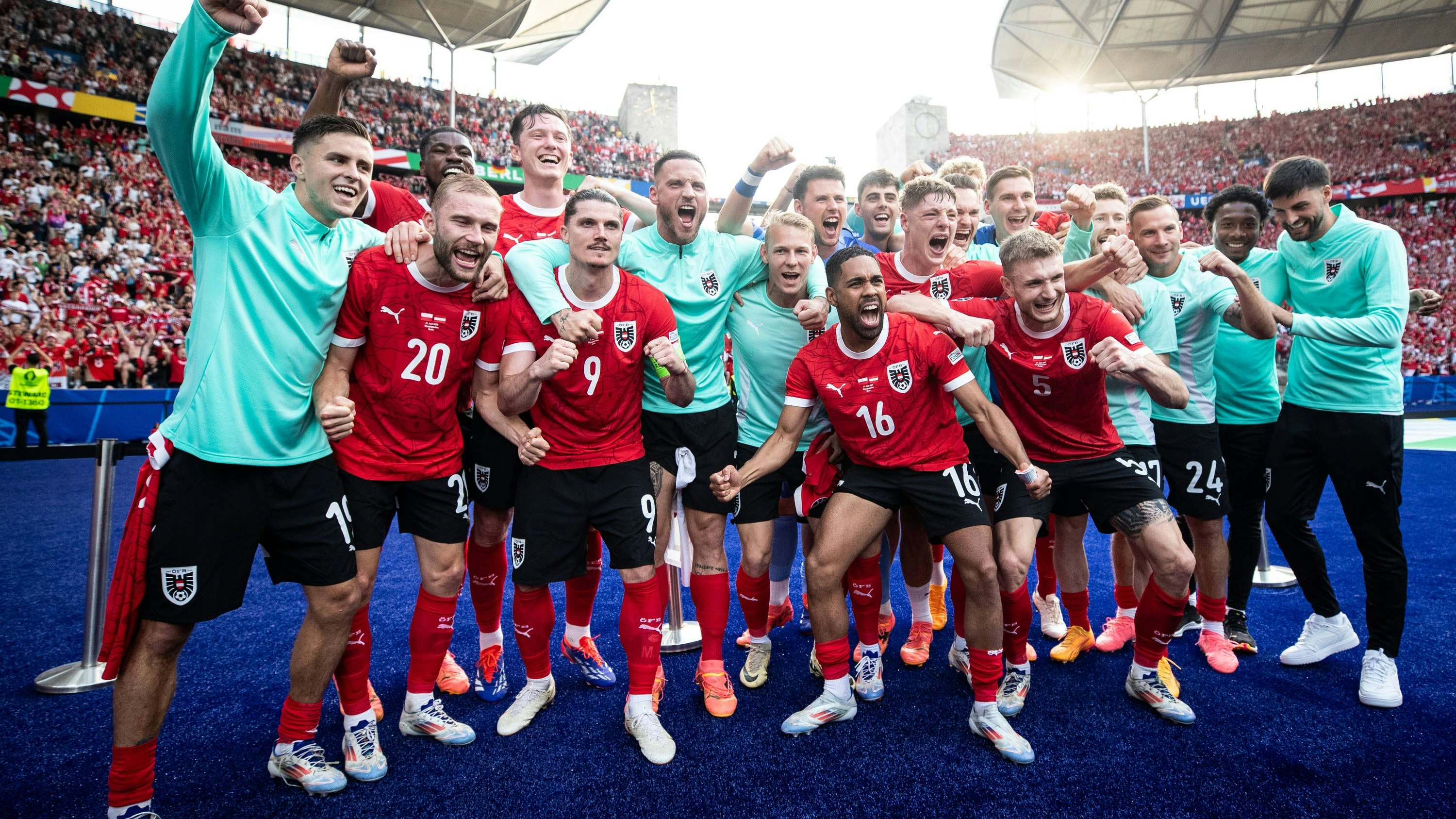 Österreich jubelt gegen Polen