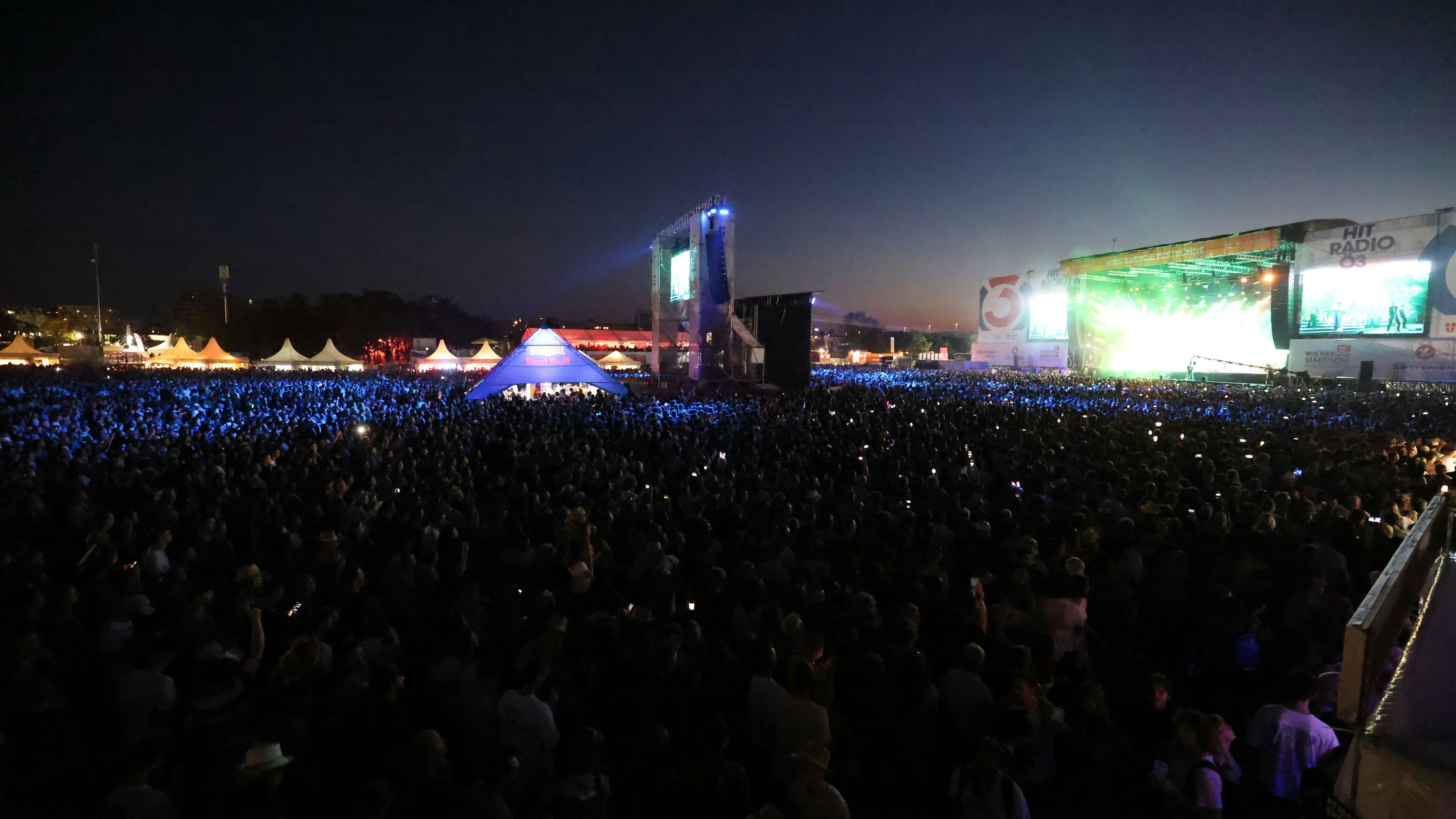 Wanda beendete das Donauinselfest mit einem Mega-Konzert.