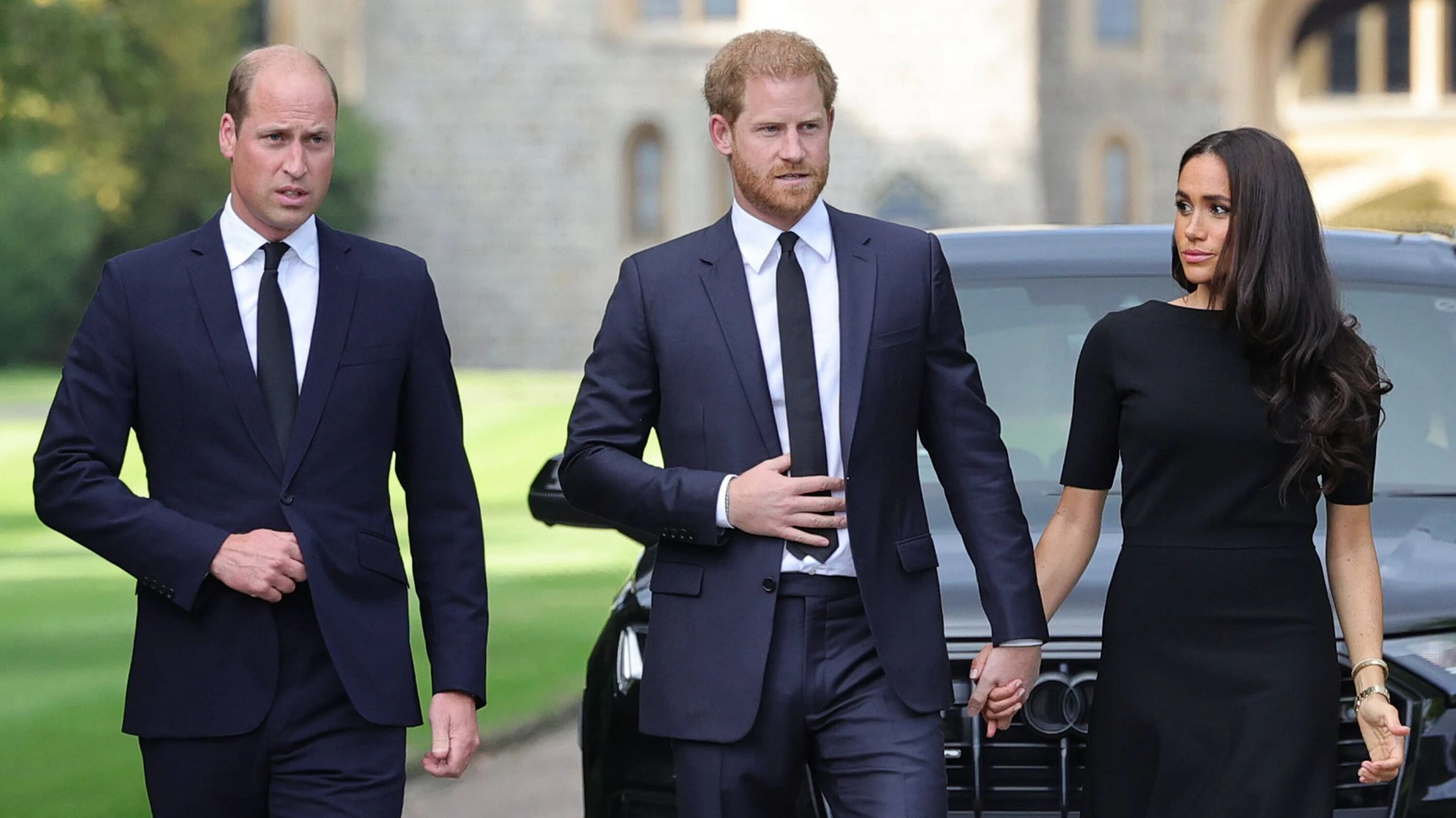 Vor dem Mega-Zoff galten (v. l. n. r.) Meghan, William, Harry, und Meghan in der Öffentlichkeit als sie "Fabulous Four" von Großbritannien. 