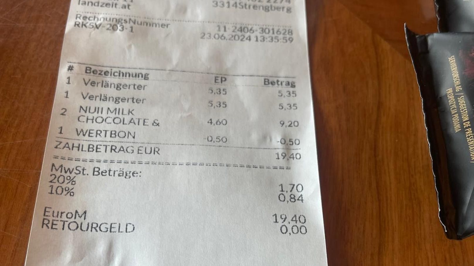 Die Preise bei der Autobahnraststätte "Landzeit" sind für eine "Heute"-Leserin "absolute Wucher".