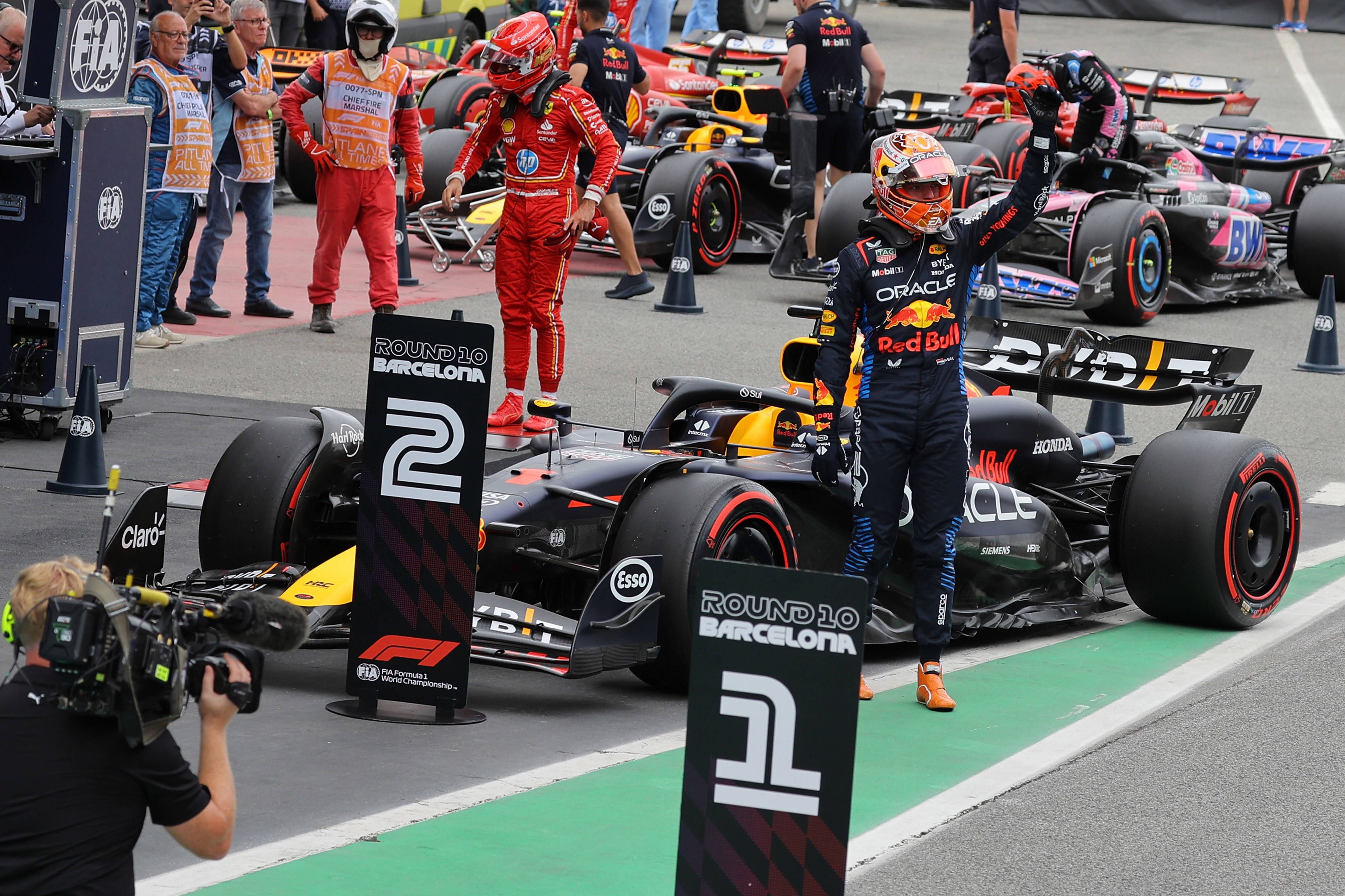 Beim Qualifying in Barcelona musste sich Max Verstappen McLaren-Piloten Lando Norris geschlagen geben.