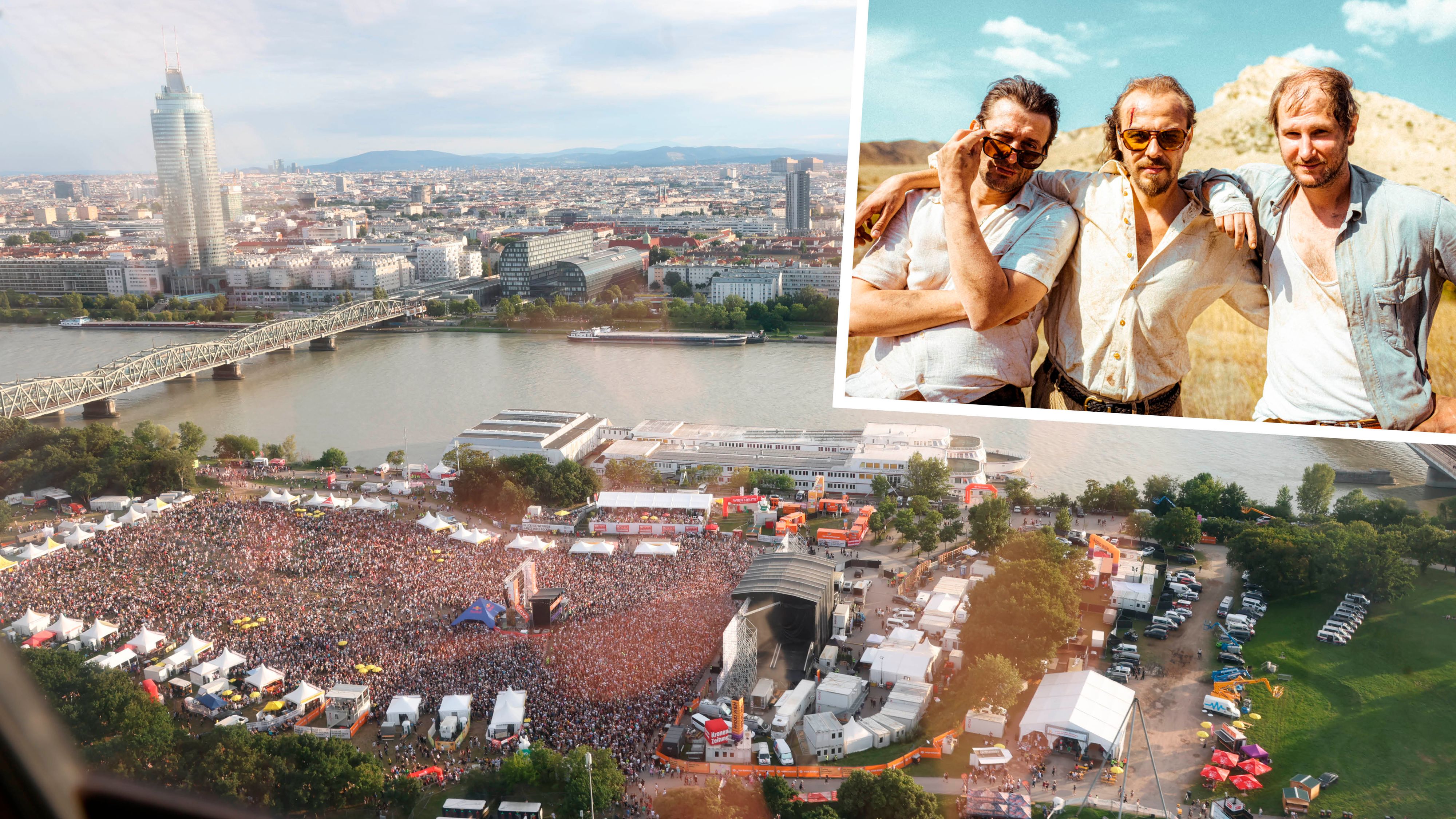 Am Sonntag sorgen Wanda für den krönenden Abschluss des Donauinselfests 2024.