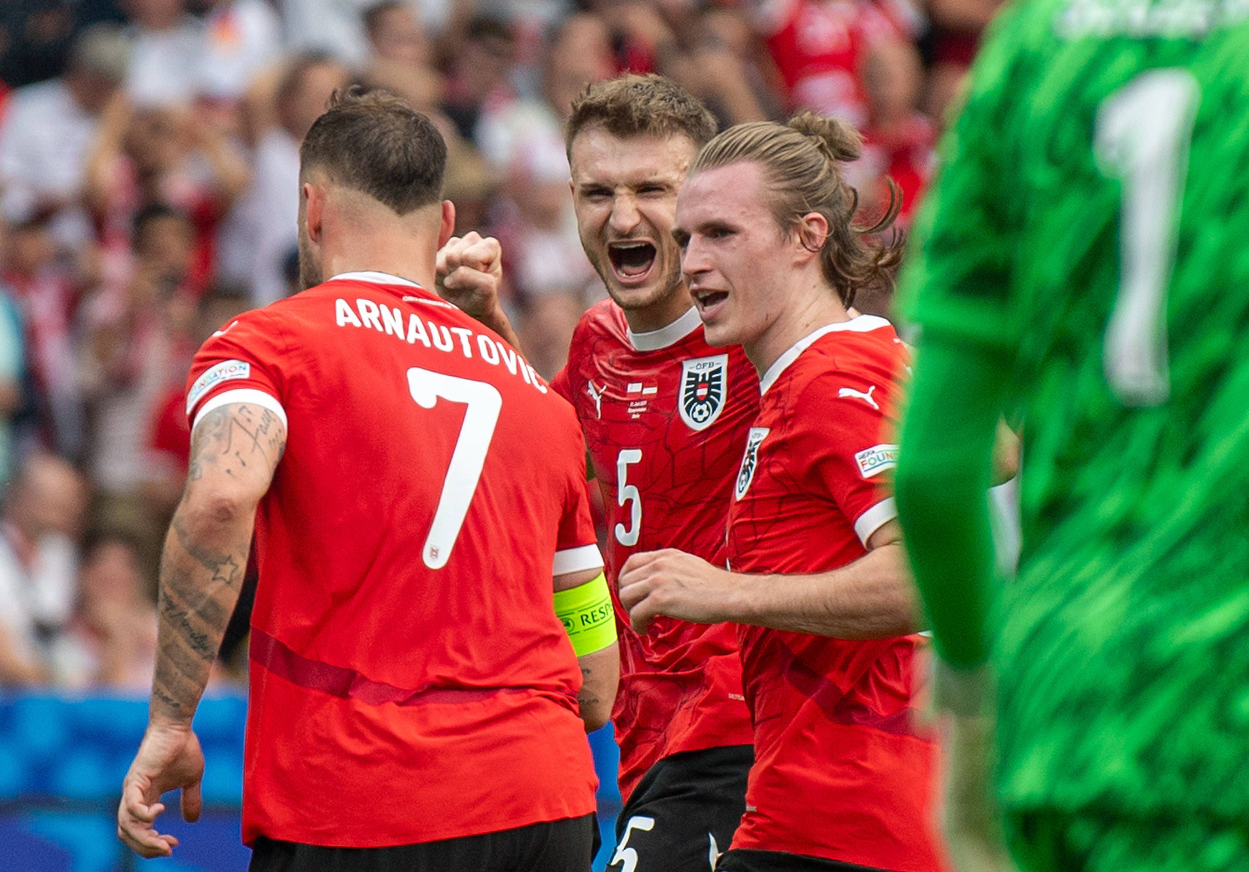 ÖFB-Jubel gegen Polen – das Achtelfinale rückt immer näher.
