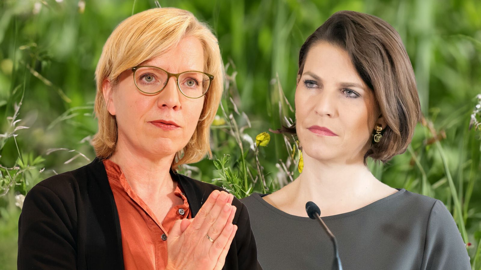 Wegen des EU-Renaturierungsgesetzes fliegen die Fetzen: Die Ministerinnen Leonore Gewessler (Grüne) und Karoline Edtstadler (ÖVP).