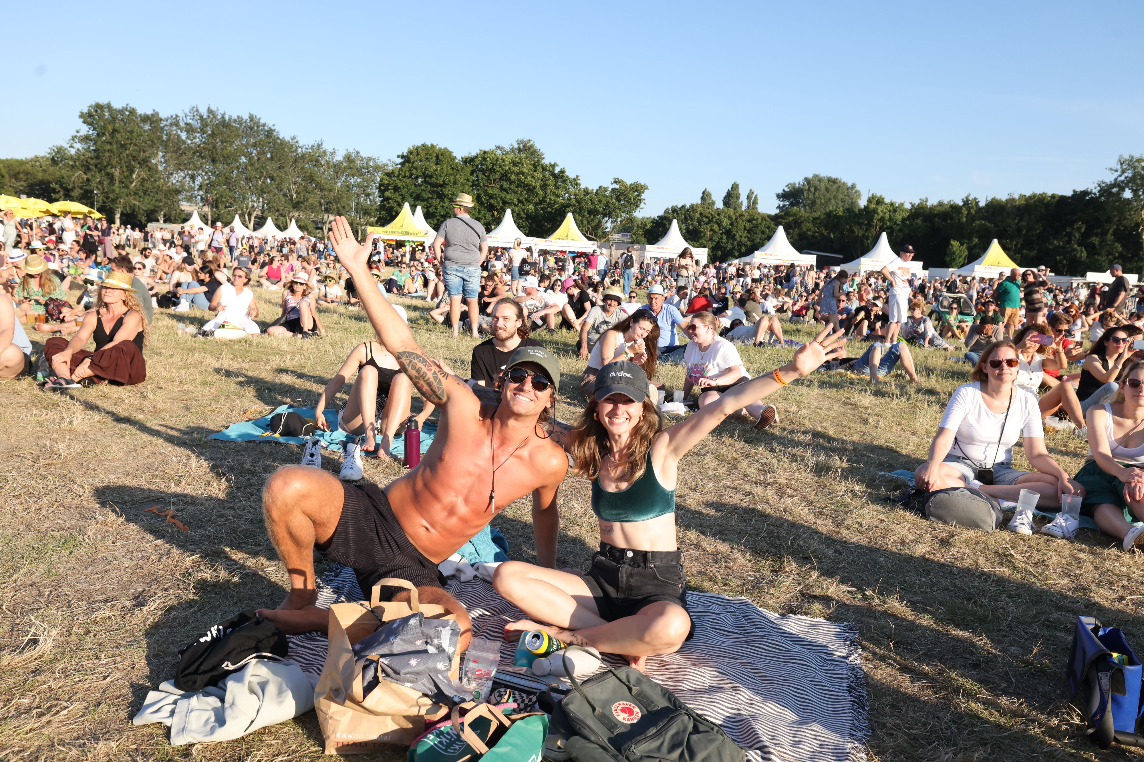 Die Besucher am Donauinselfest können mit etwas milderem Sommerwetter rechnen.