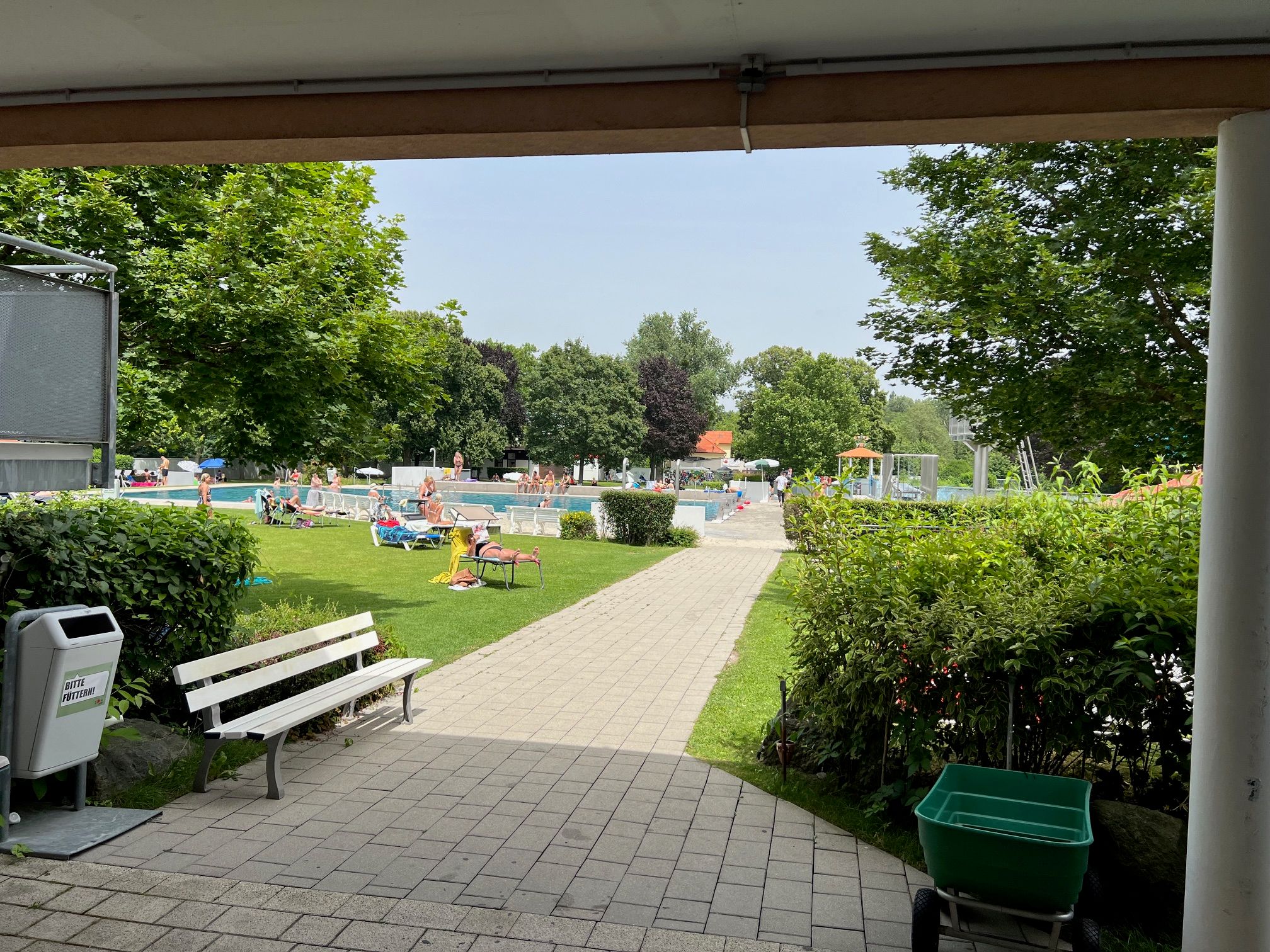 Das Freibad in Traiskirchen
