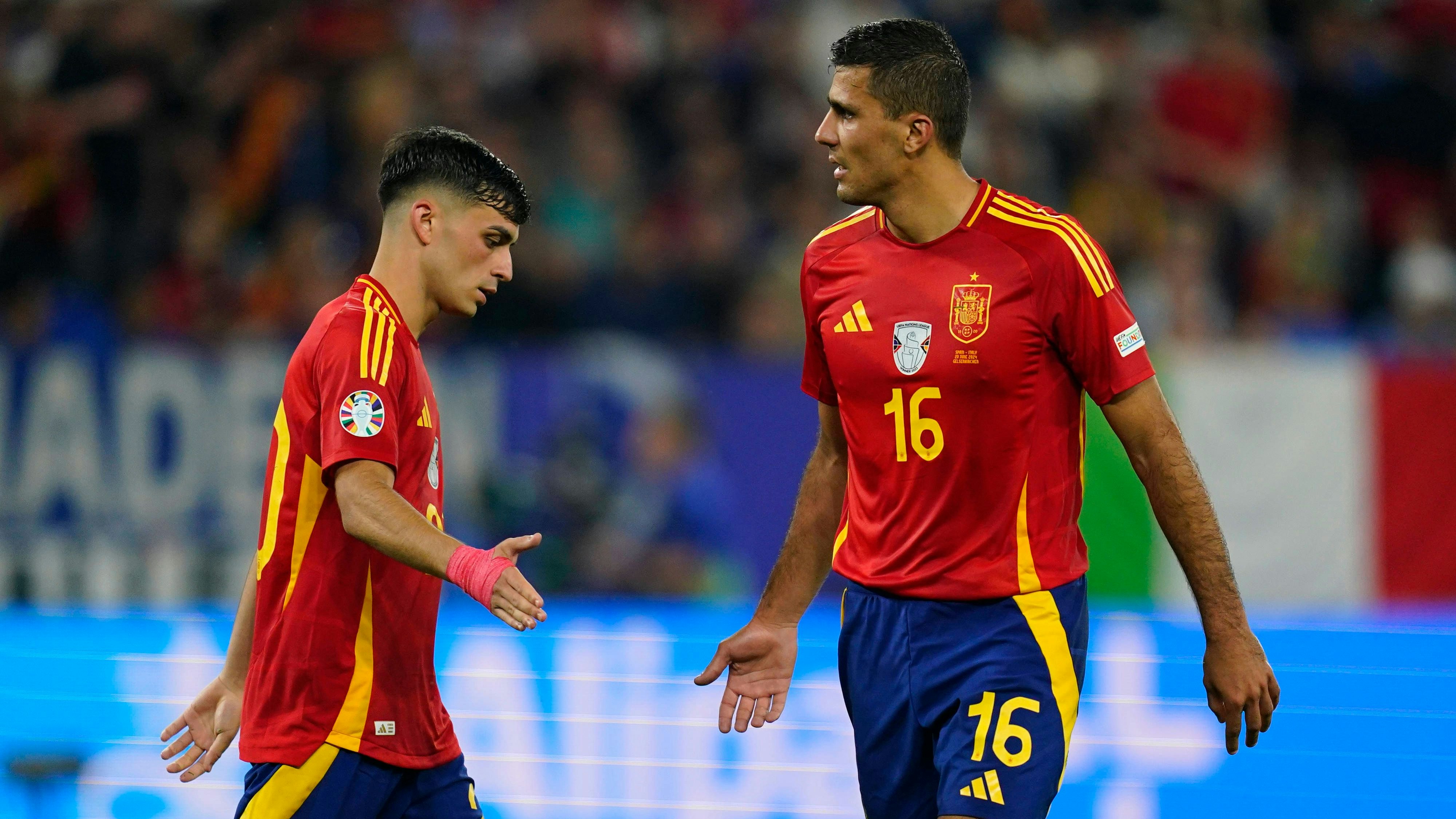 Mittelfeldmotor Rodri fehlt den Spaniern im letzten Gruppenspiel gegen Albanien.