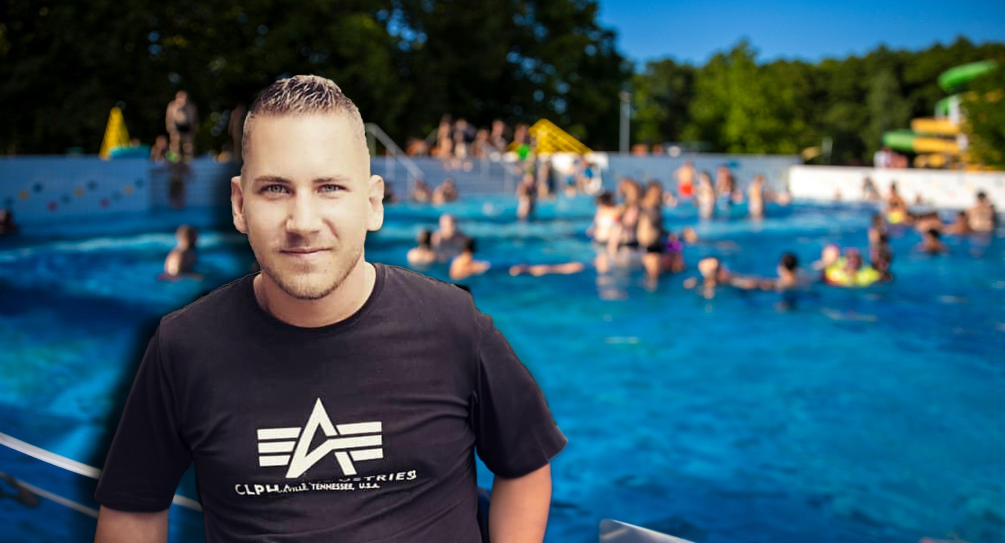 Patrick S. (34) - hier im Bild -&nbsp; berichtet Erschütterndes nach dem furchtbaren Vorfall im Freibad.