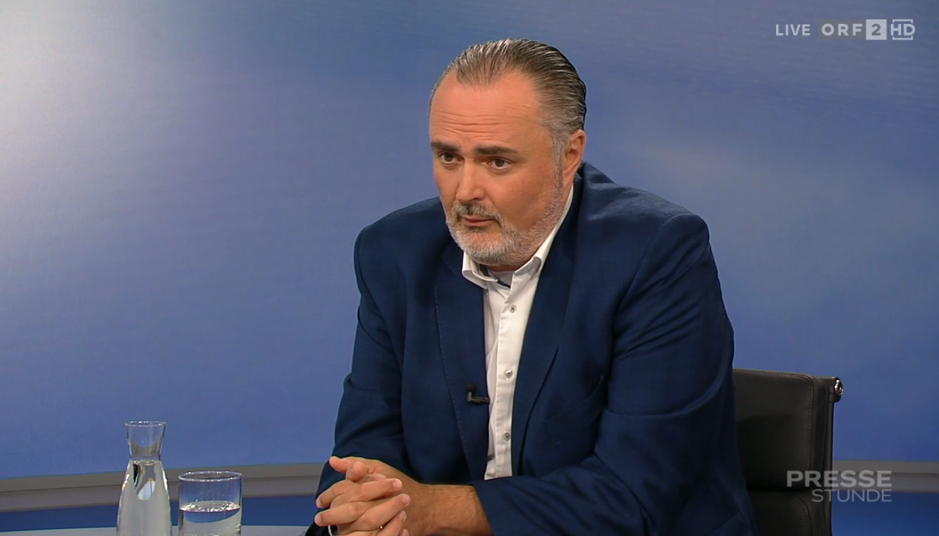 Burgenlands Landeschef Hans Peter Doskozil in der ORF-