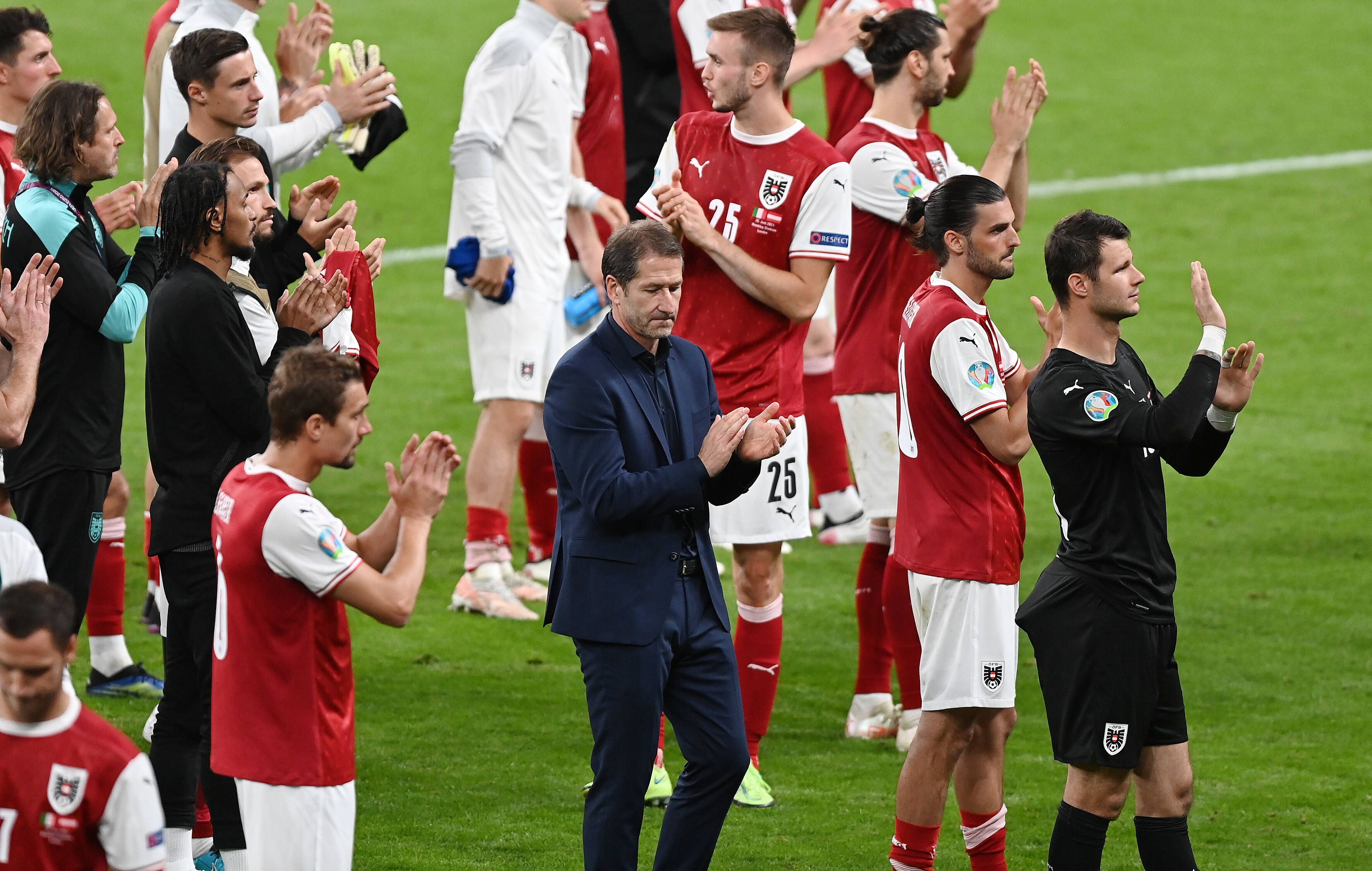 Bei der EM 2021 scheiterte Franco Foda mit Österreich im Achtelfinale.