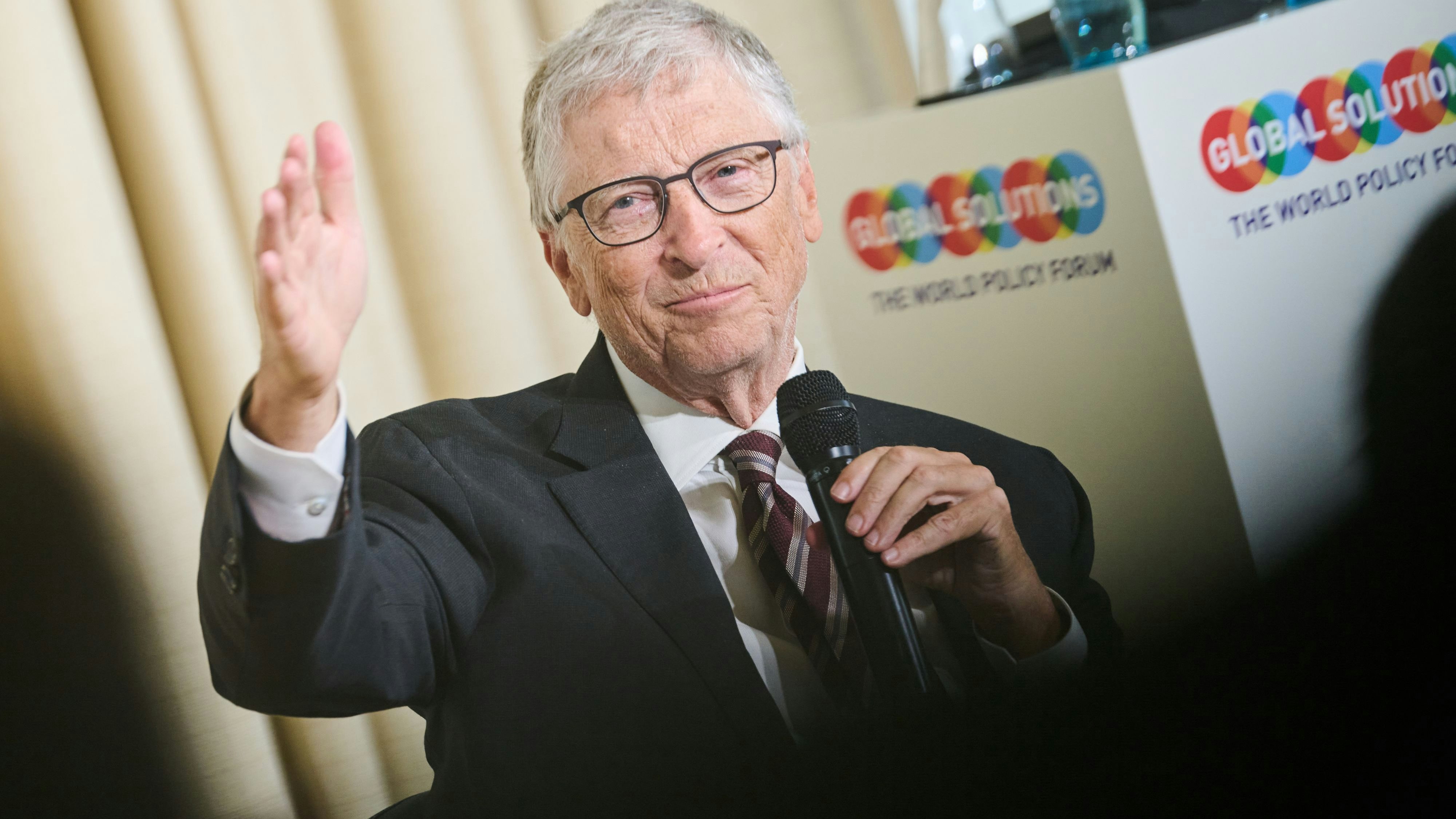 Kommt ebenfalls zur Hochzeit seines "Tech-Bro": Microsoft-Boss Bill Gates