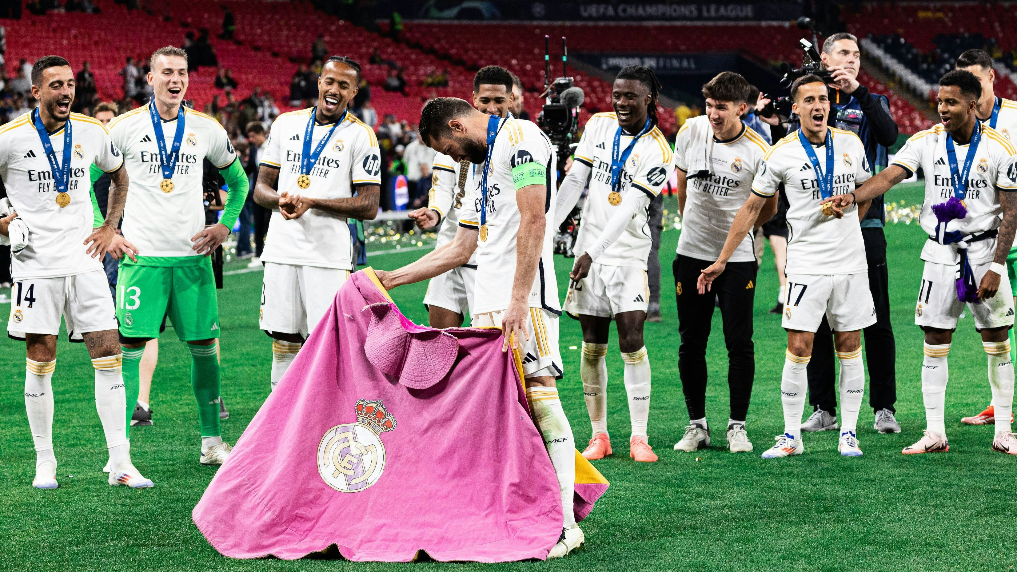 Nacho gewann mit Real im letzten Spiel als Kapitän die Champions League.