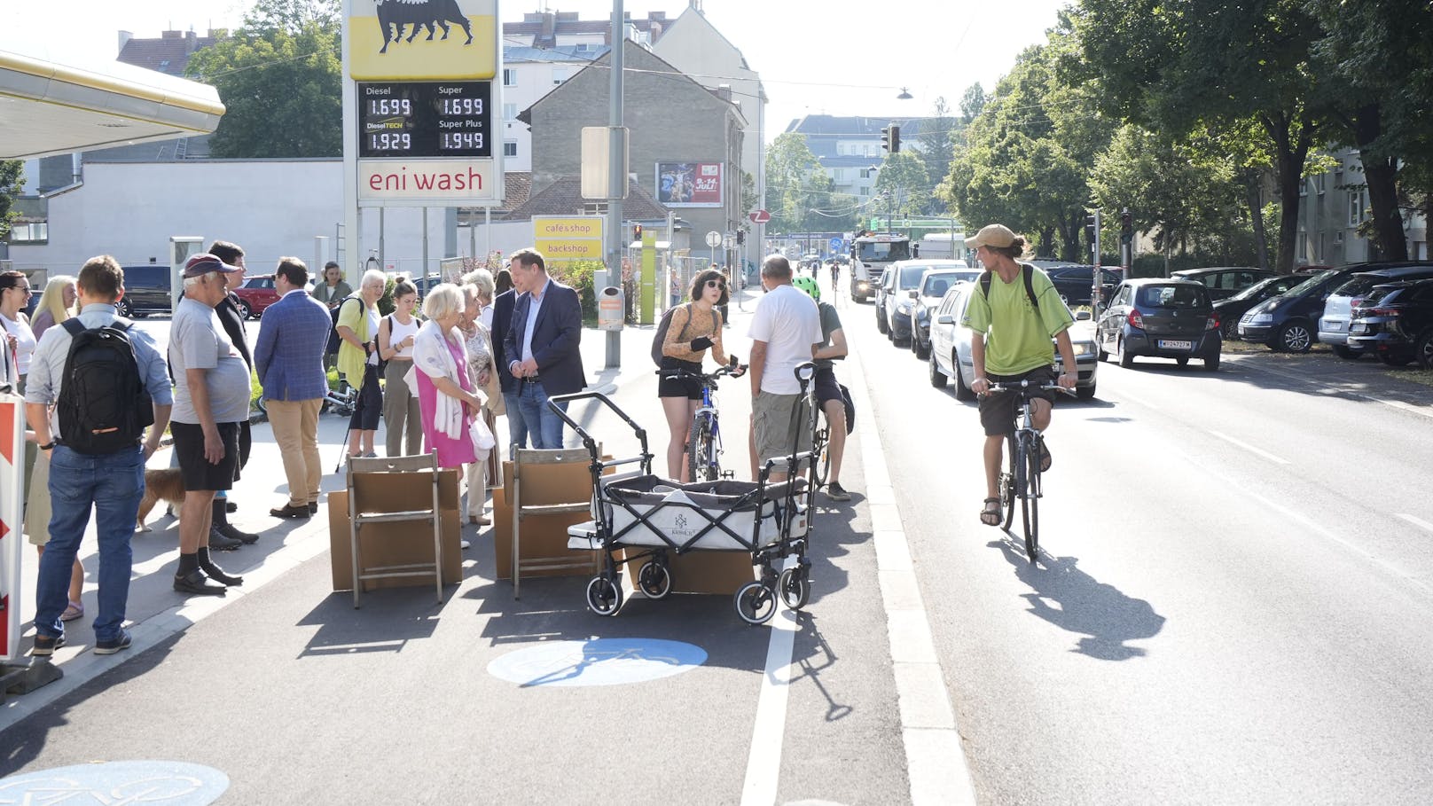 Den Steuerzahler kostet der "Fahrrad-Highway" rund acht Millionen Euro – Radler sah man in letzter Zeit vor Ort vergeblich.