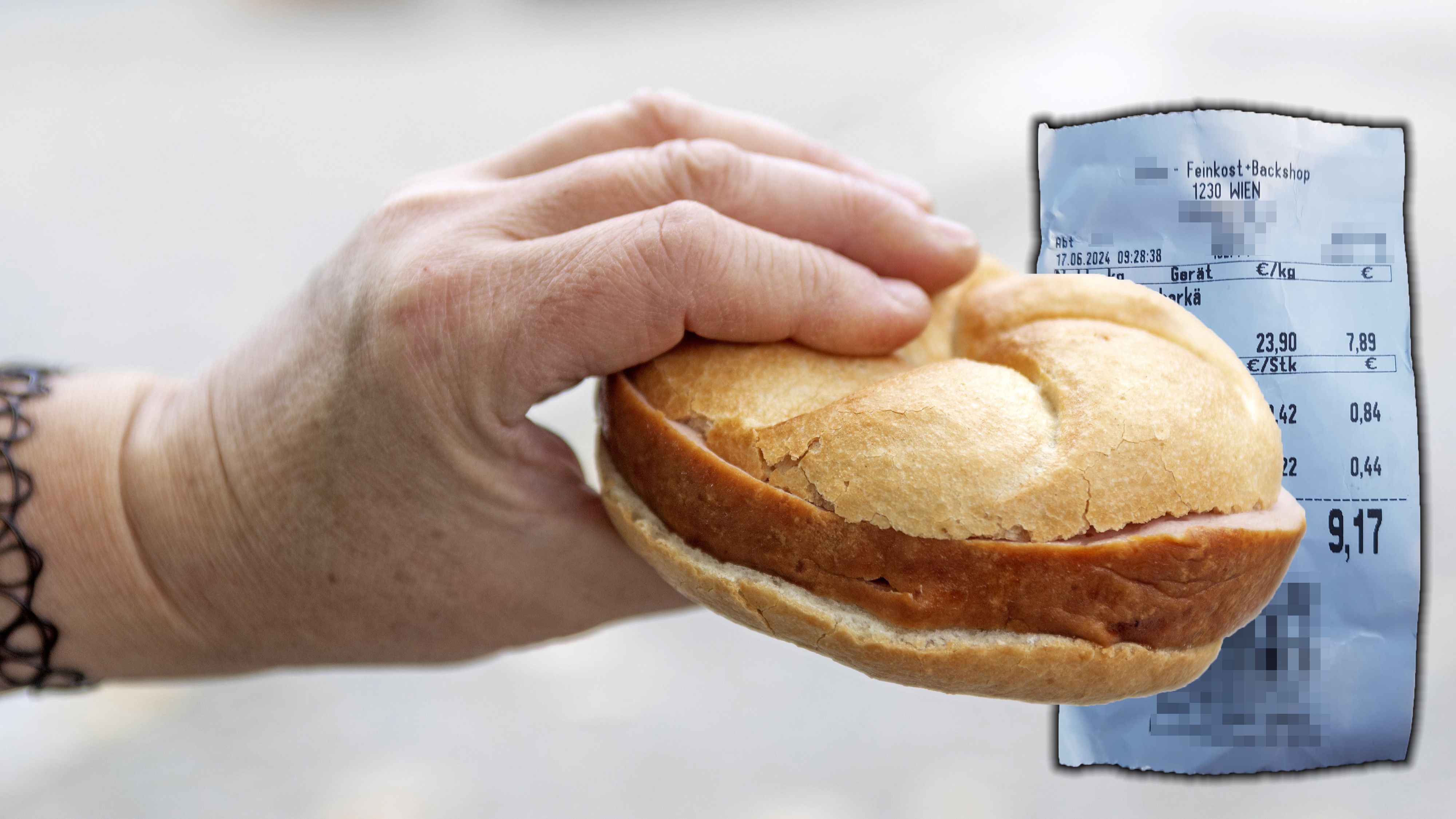 Der Preis für zwei Leberkäse-Semmeln ist heiß!