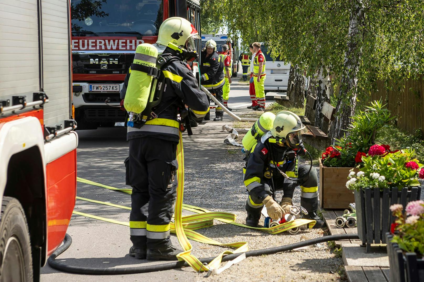 Ausflugslokal in Hollenburg bei Brand schwer beschädigt