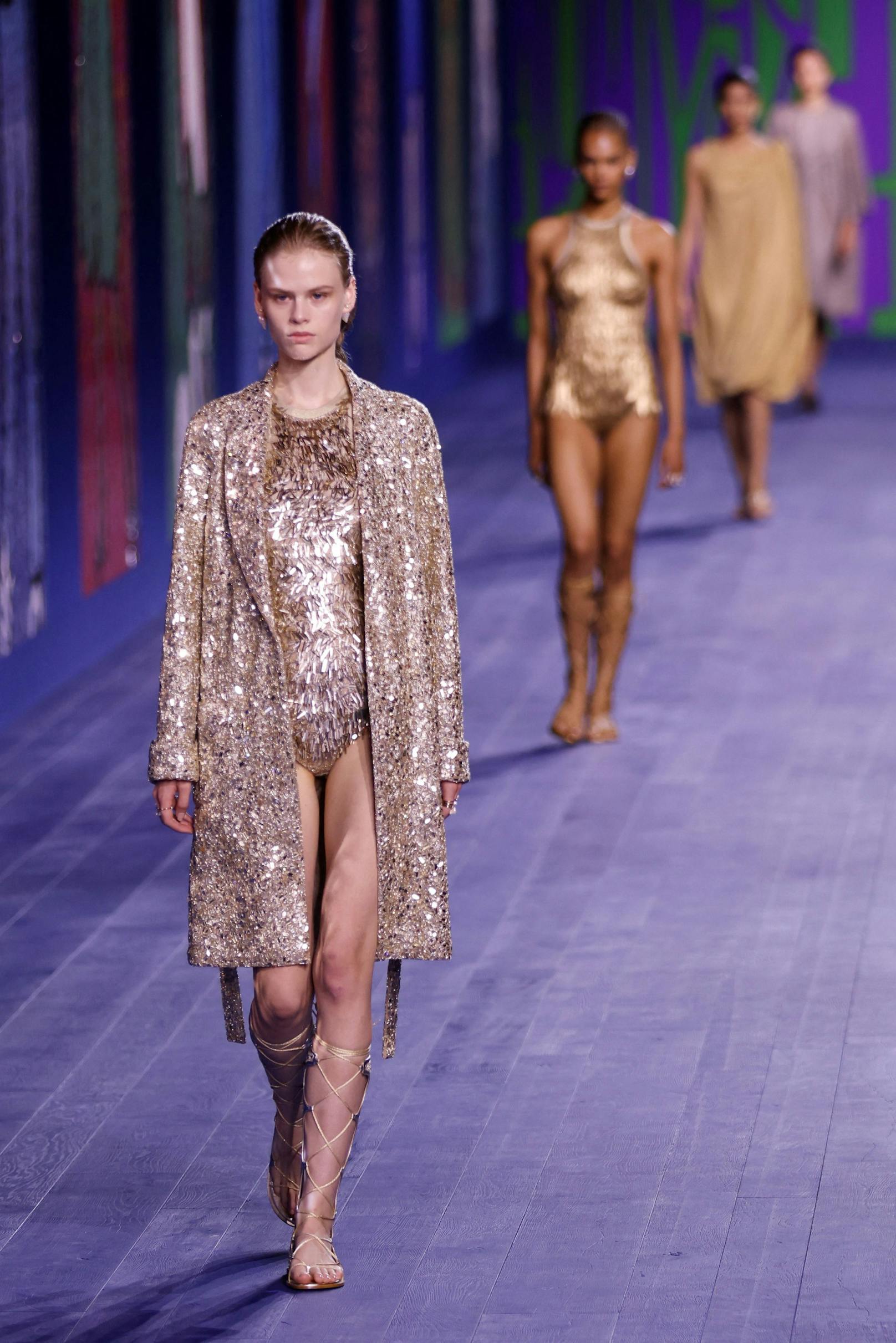 Pariser Haute Couture: die Kollektion des Hauses Christian Dior für den Herbst und Winter.