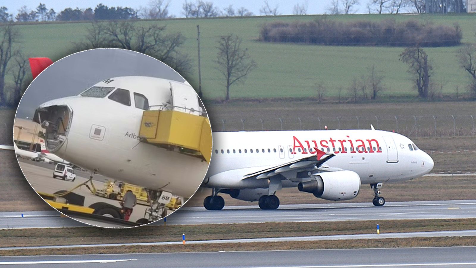 Nach einer Reparatur wird der Hagelflieger der AUA wieder in den Flugbetrieb integriert. 
