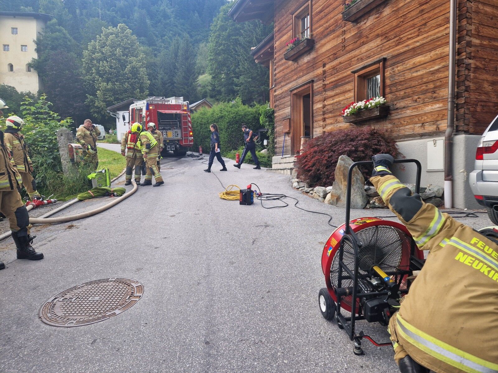 Die Einsatzkräfte waren rasch vor Ort.