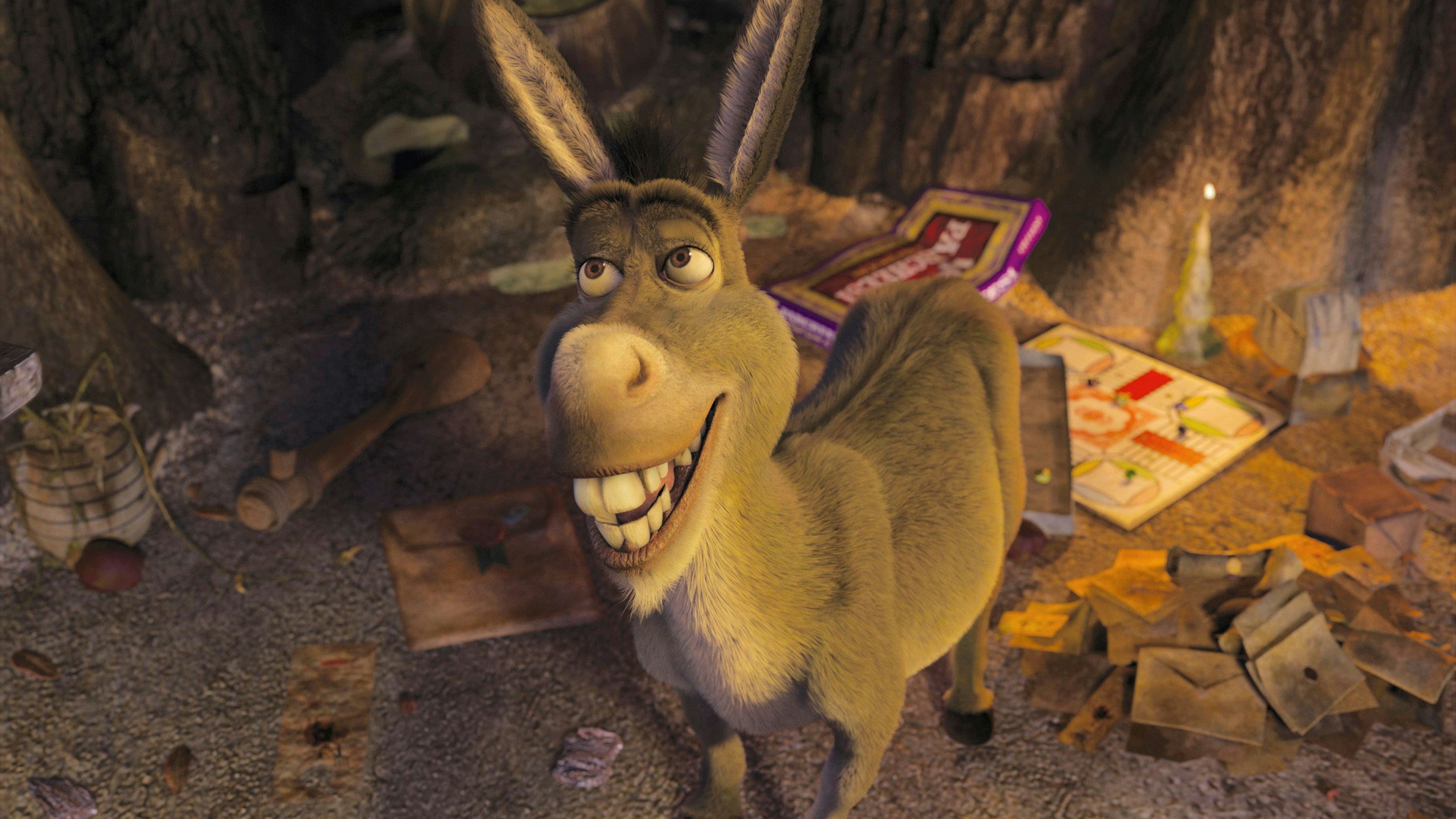 Download von www.picturedesk.com am 25.06.2024 (20:16).  "Shrek 2".Donkey © 2004 Dream Works.Photo courtesy of Dream Works Pictures - 20101001_PD12426 - Rechteinfo: Rights Managed (RM) PictureDesk Ã¼bernimmt hinsichtlich der Verwendung durch den Kunden keinerlei Haftung und Garantie. Die Verantwortung liegt ausschlieÃlich beim Kunden. Redaktionelle Printverwendung ist Ã¼blicherweise mÃ¶glich. Keine TV und Videonutzung!